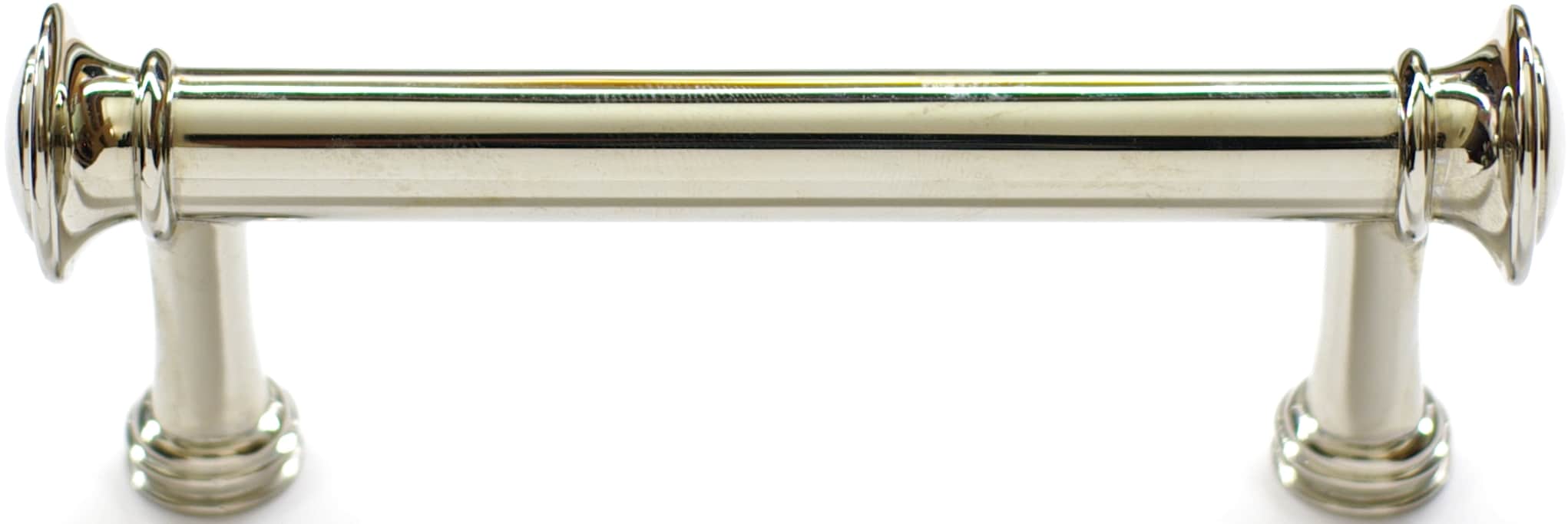 allen + roth Center to Center Polished Nickel Drawer Pulls in the