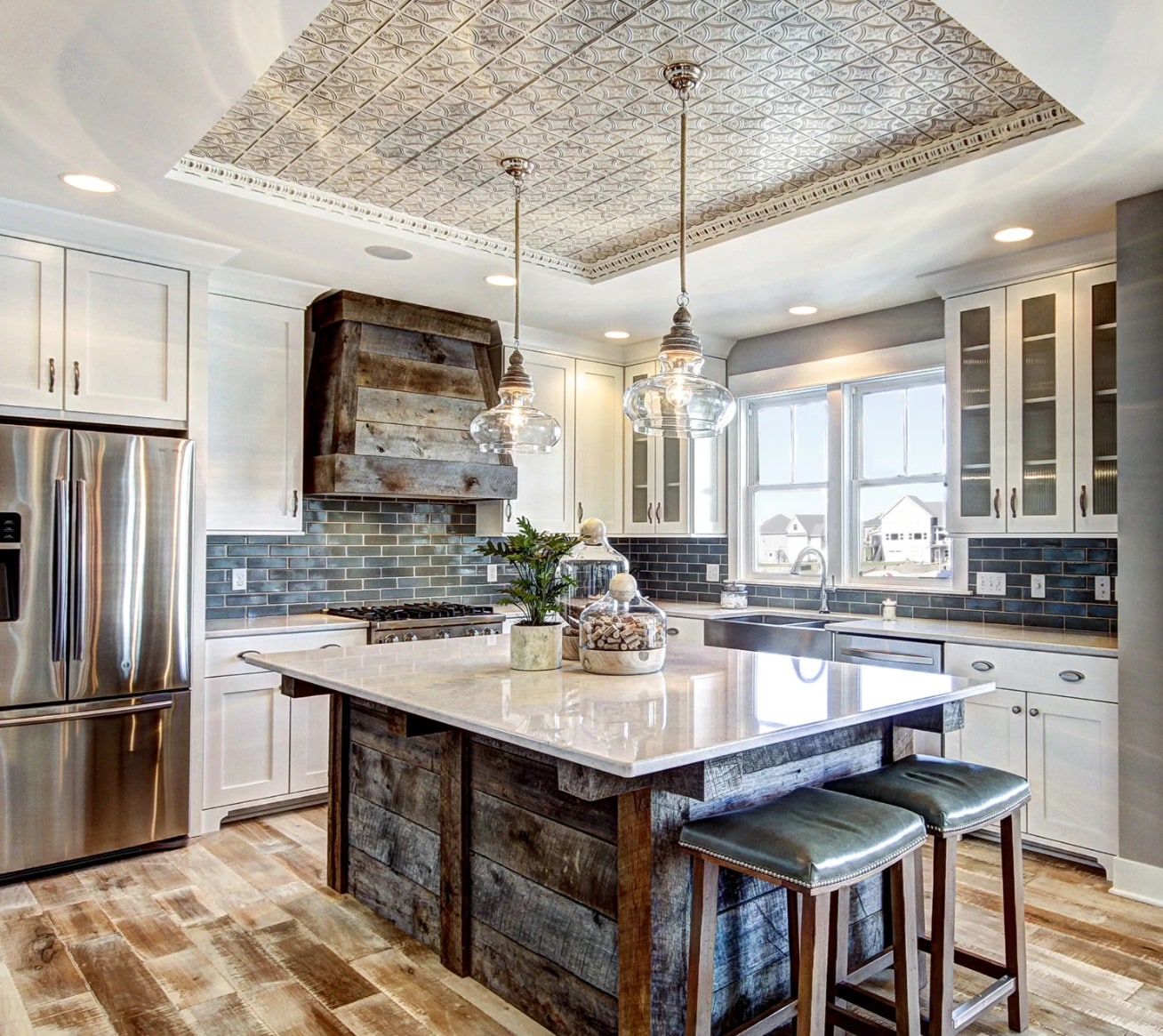 American Tin Ceilings KIT-N-P03-RAW Ceiling-Tile - View #4