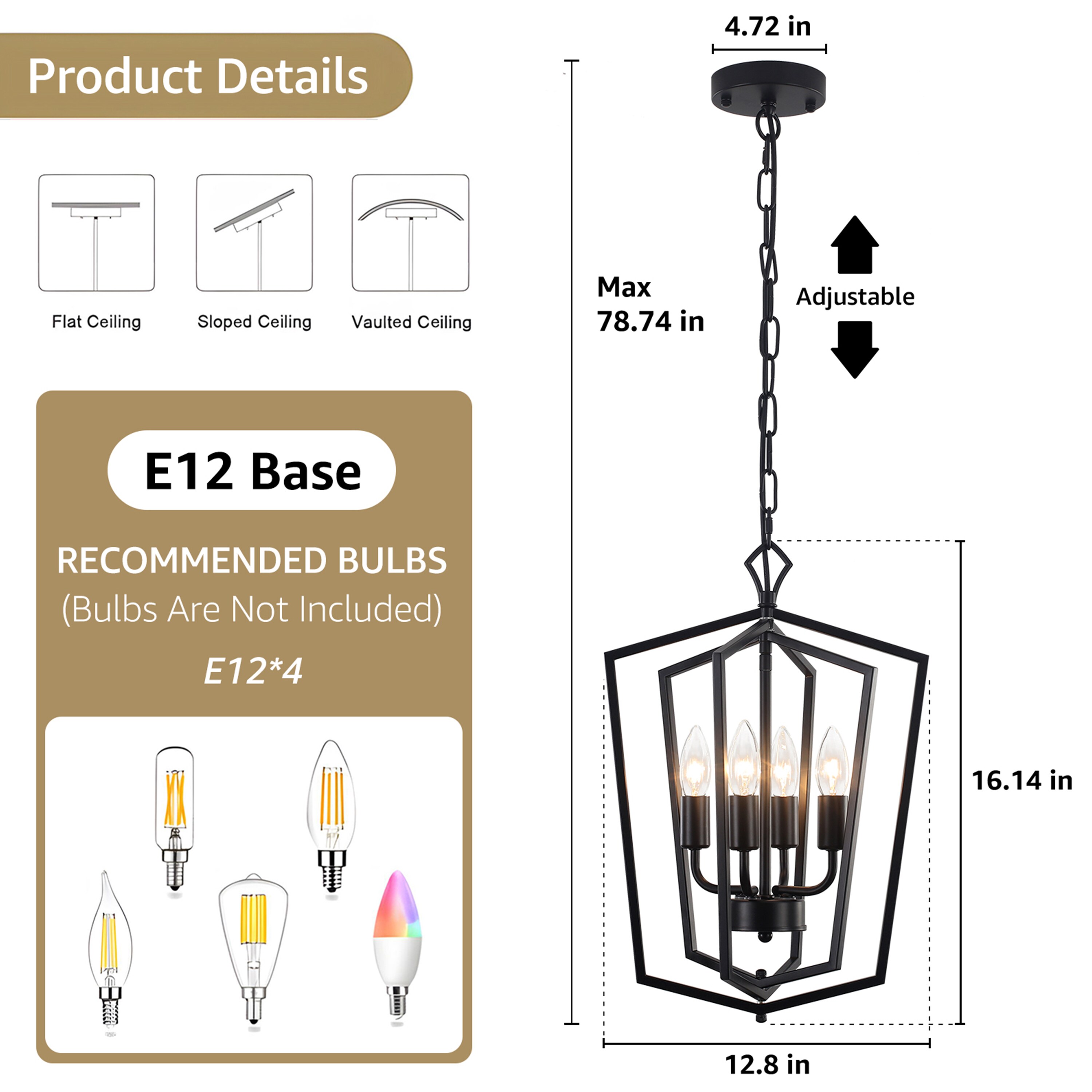 GoYeel ZP103BL04 Pendant-Lights - View #6