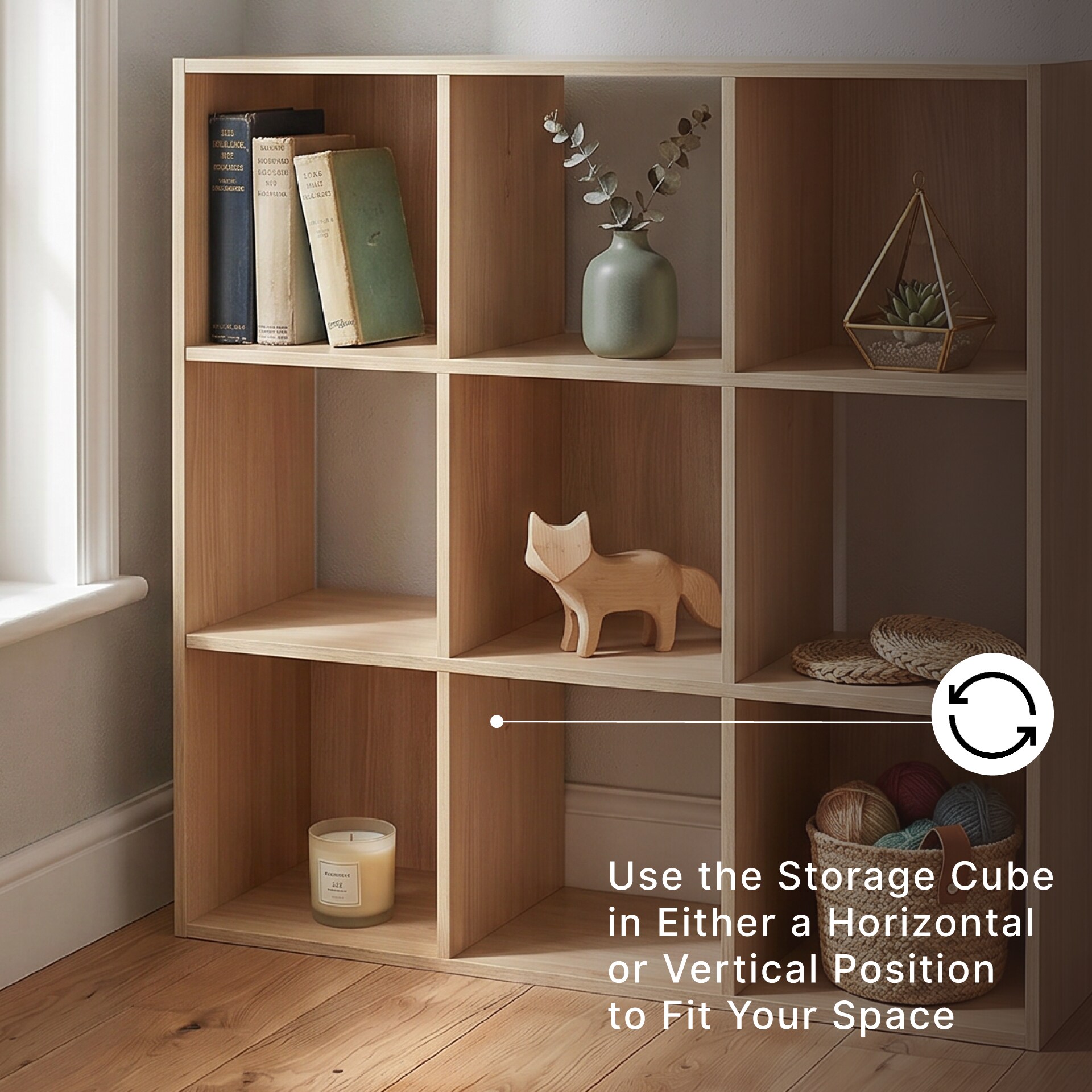 Signature Design by Ashley EA2444-3X3 Laminate-Storage-Cubes - View #4