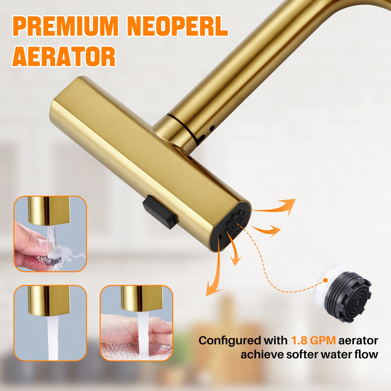 ALEASHA AL-4M40G-S Kitchen-Faucets - View #4