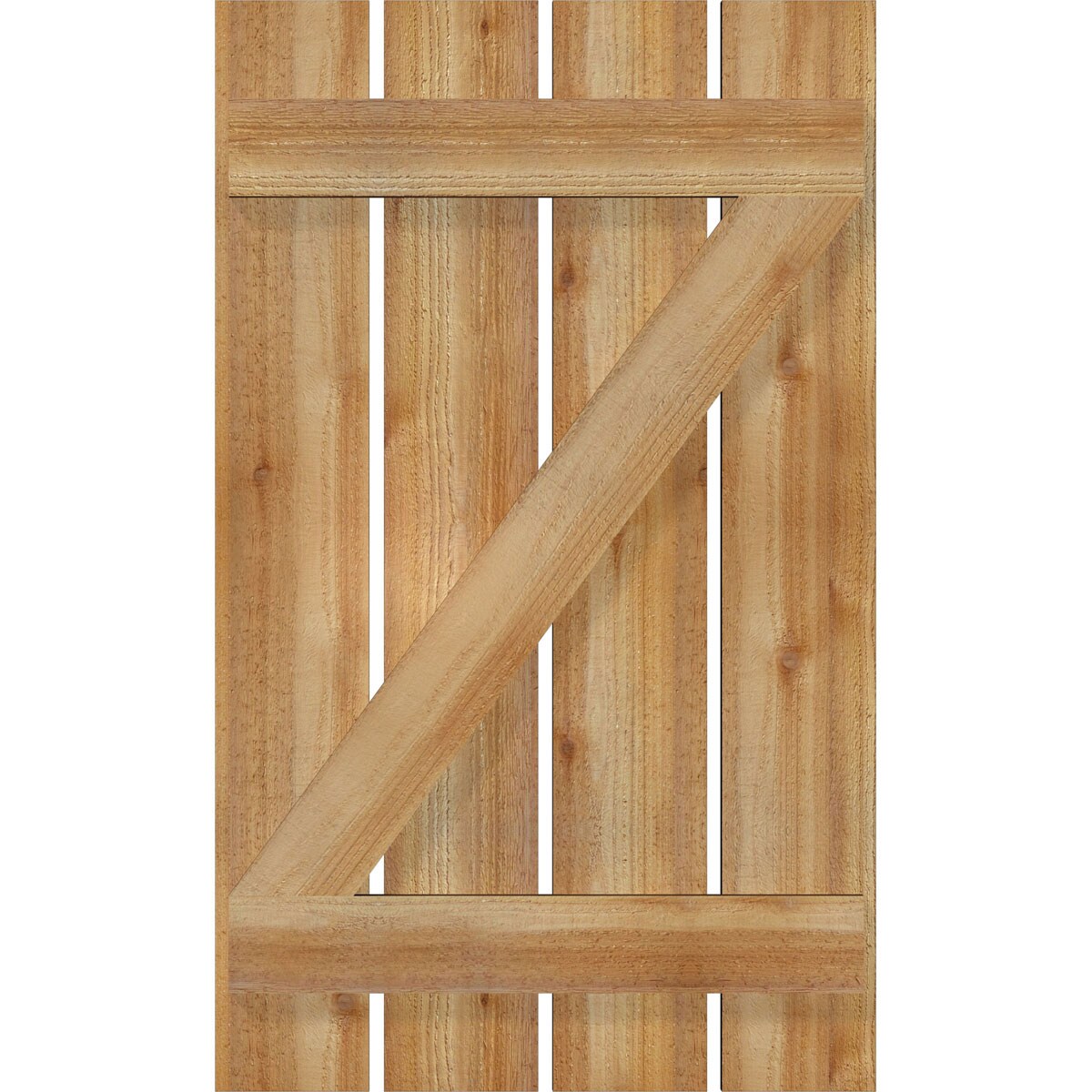 Ekena Millwork RBS06Z23X038RWR Exterior-Shutters - View #5