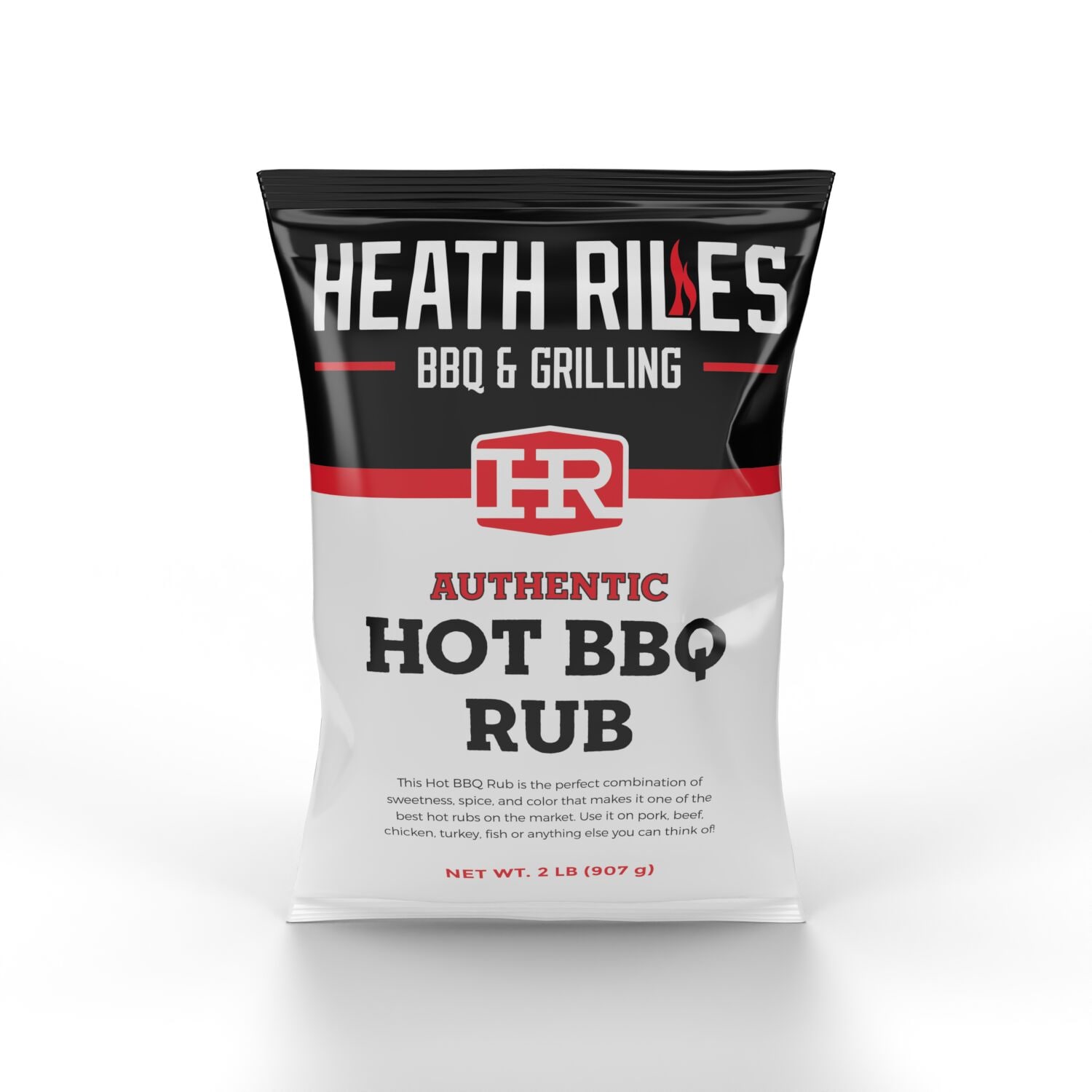 HEATH RILES BBQ & Grilling HRB0091 32-oz Hot BBQ Rub
