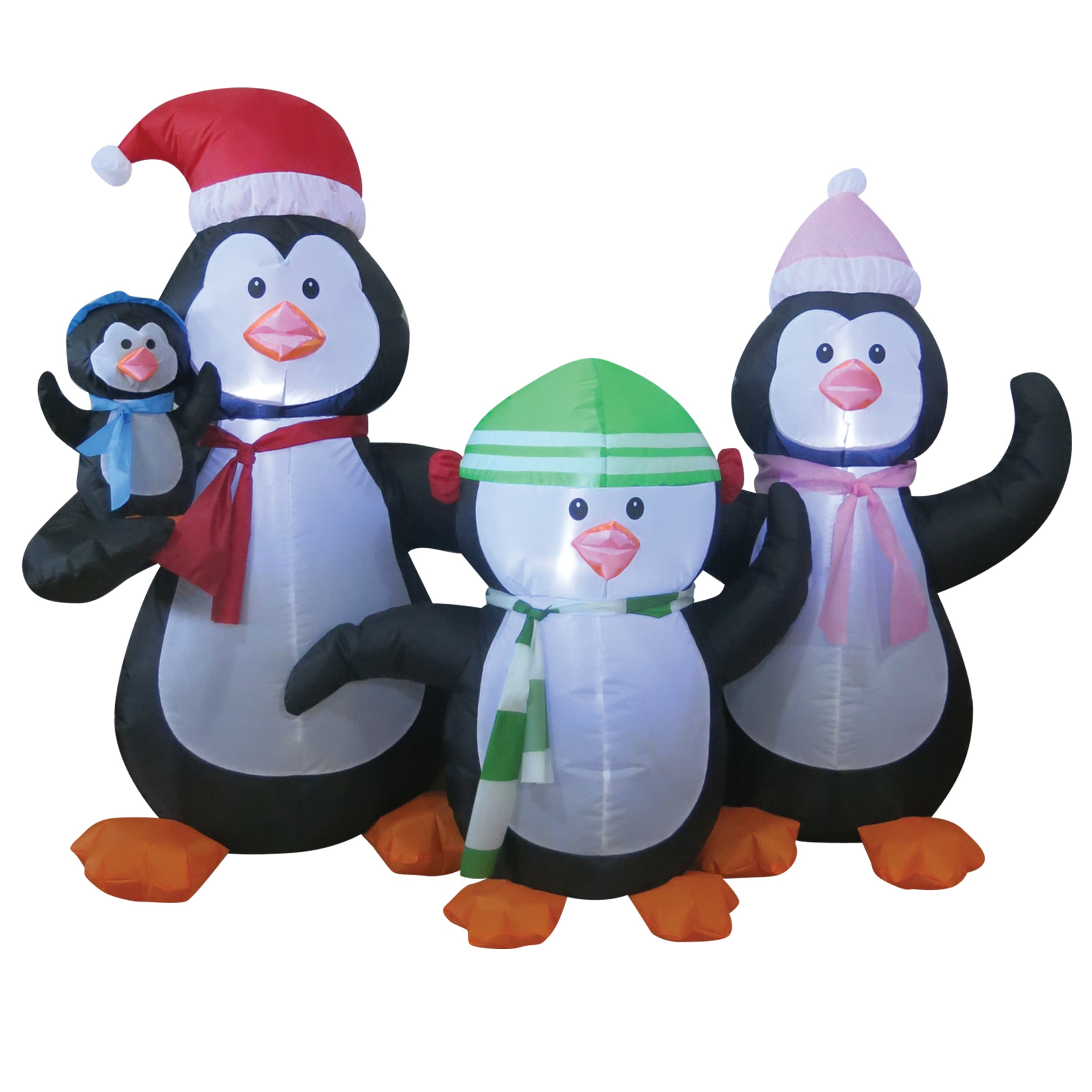 Brite Star 49-003-00 4-Feet Lighted Penguin Christmas Inflatable