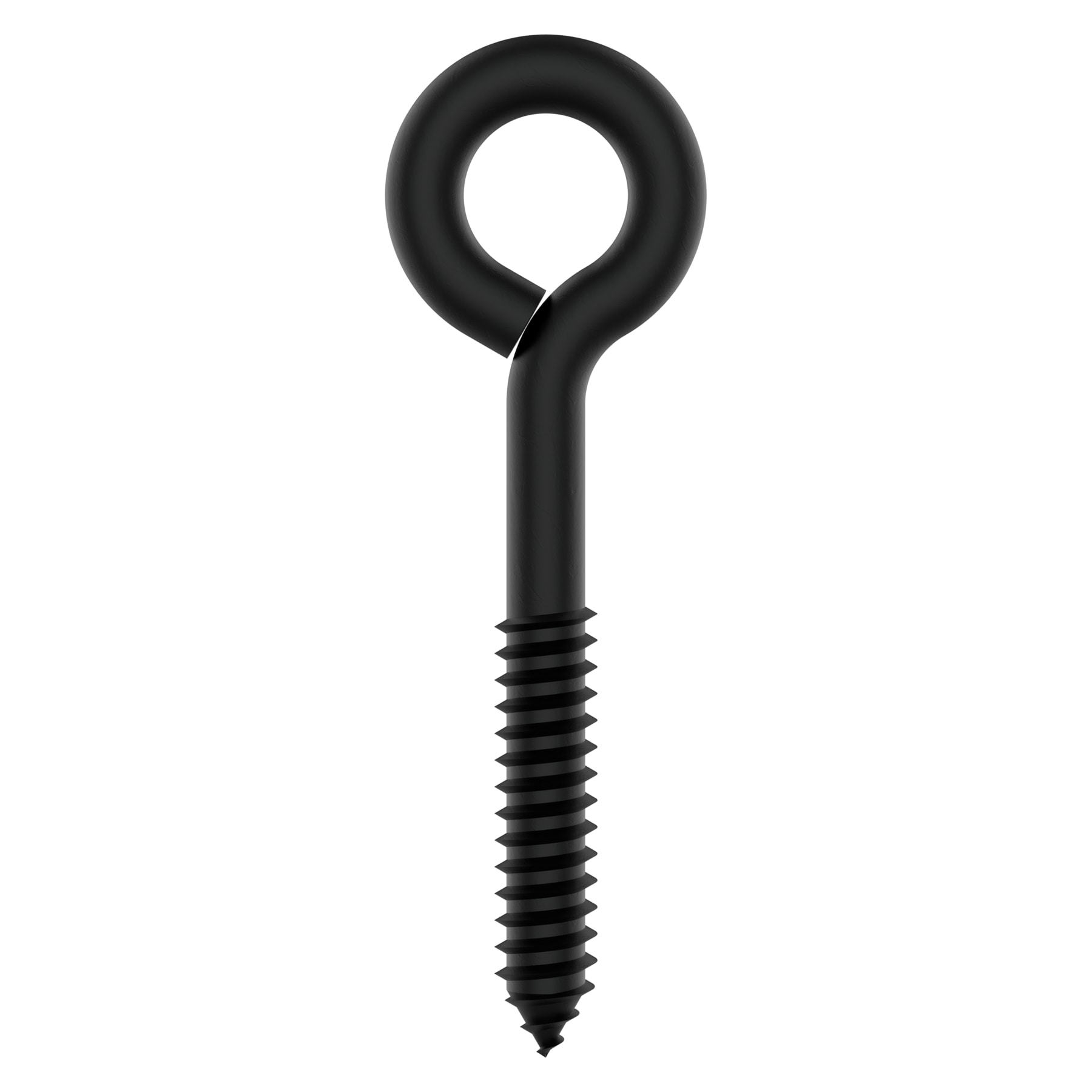 Hillman 0.55-in Black Steel Screw Eye Hook (16-Pack)