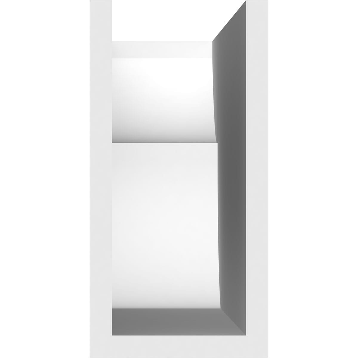 Ekena Millwork RFTP04X08X24CRE Exterior-Brackets-Braces - View #4