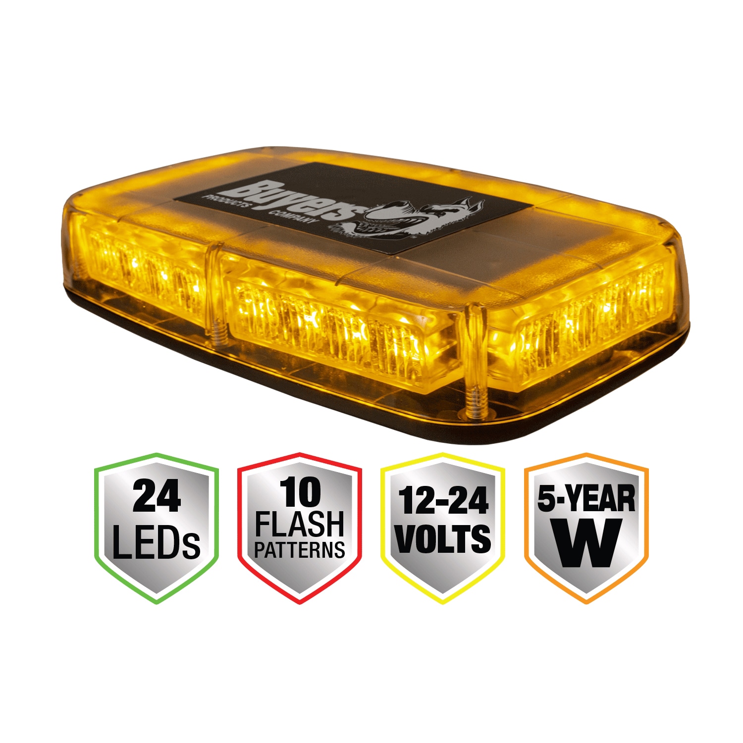 Buyers Products 8891040 LED Mini Light Bar - Amber