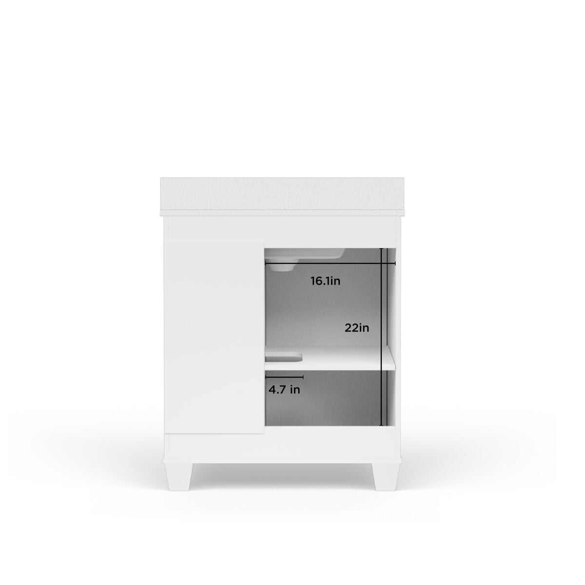allen + roth LWS30GBV Bath-Vanity-Combo - View #9