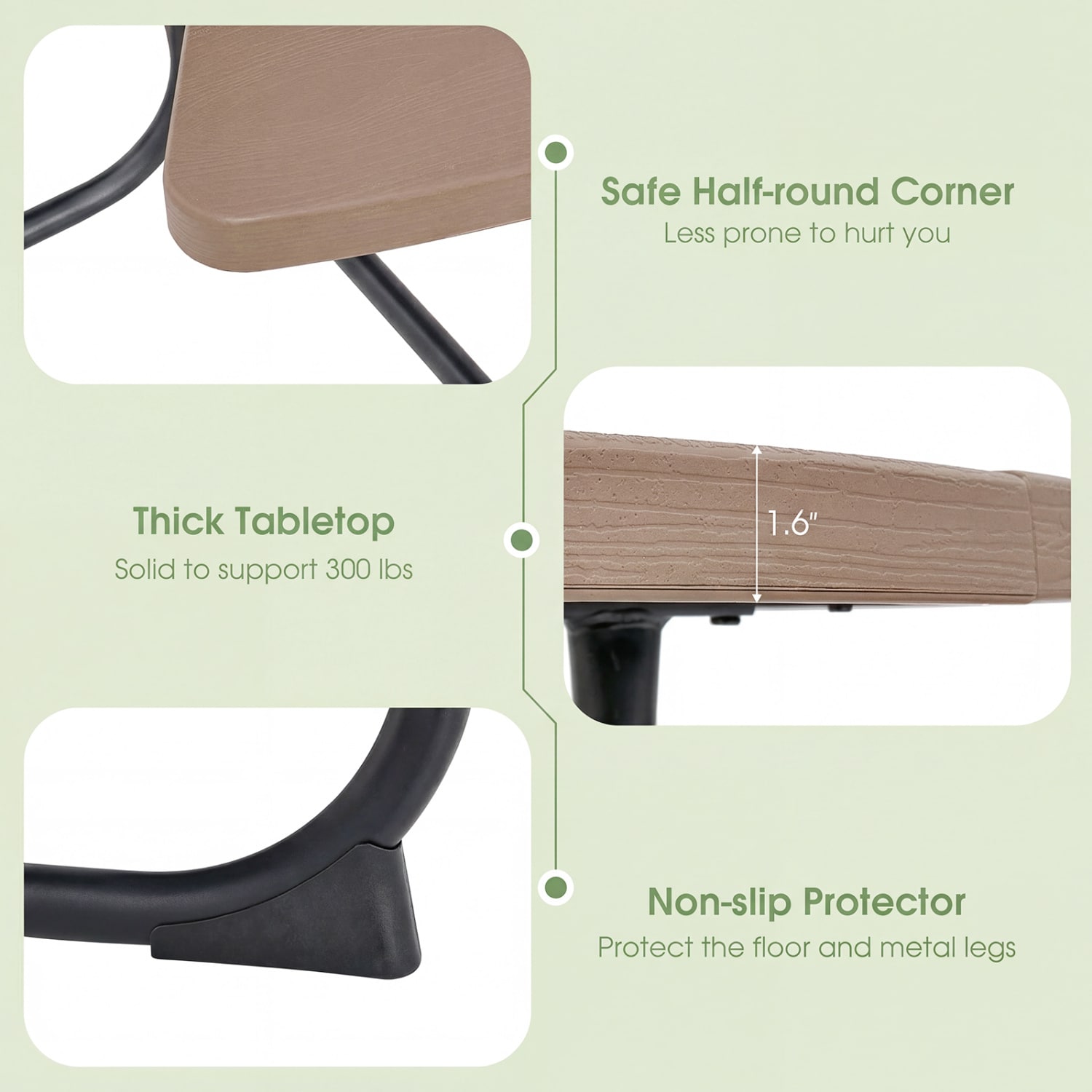 LIVIZA TDG11264CF-X Picnic-Tables - View #7