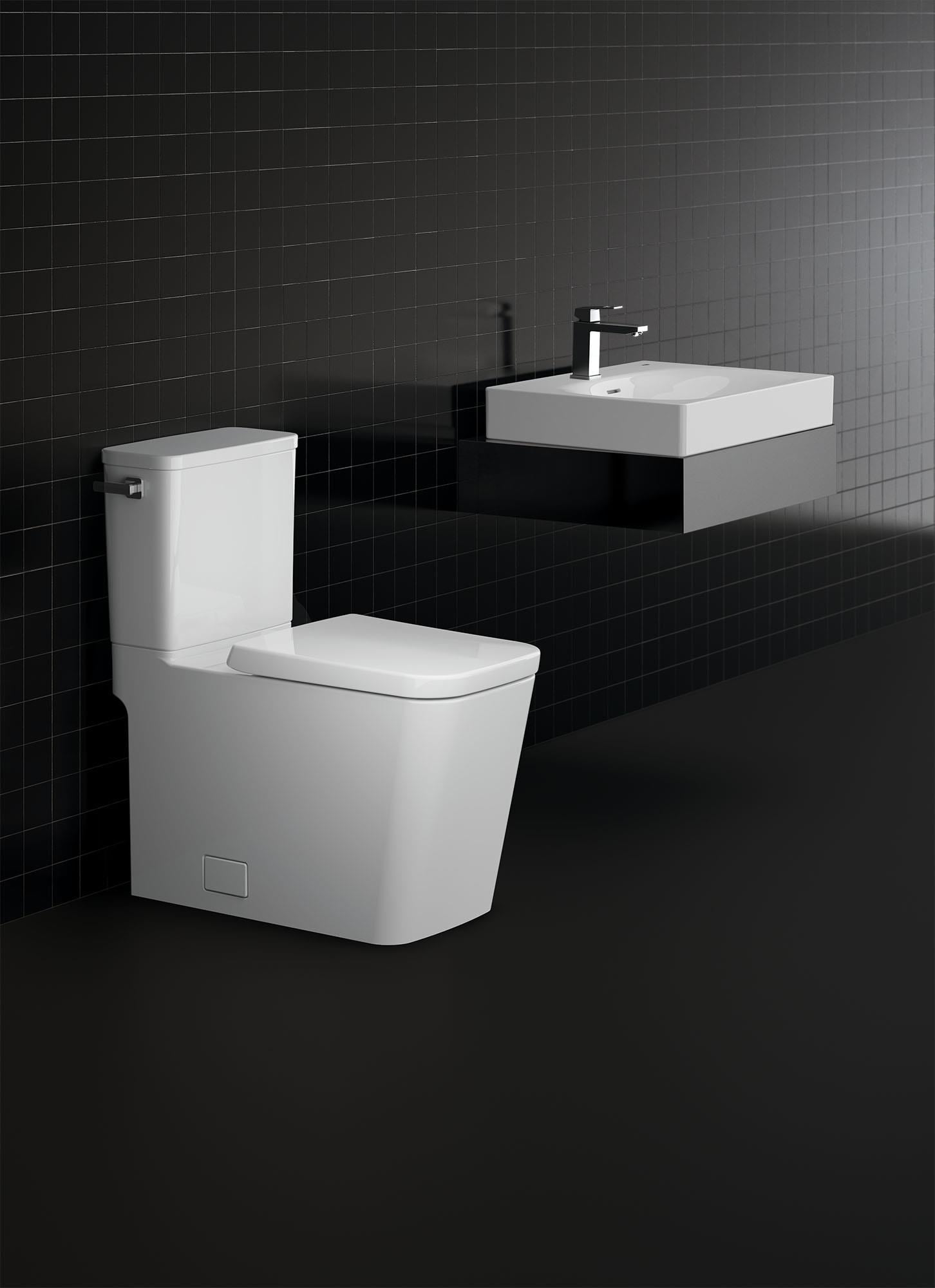 Eurocube Alpine White 24" Ceramic Wall-Mount Bathroom Sink