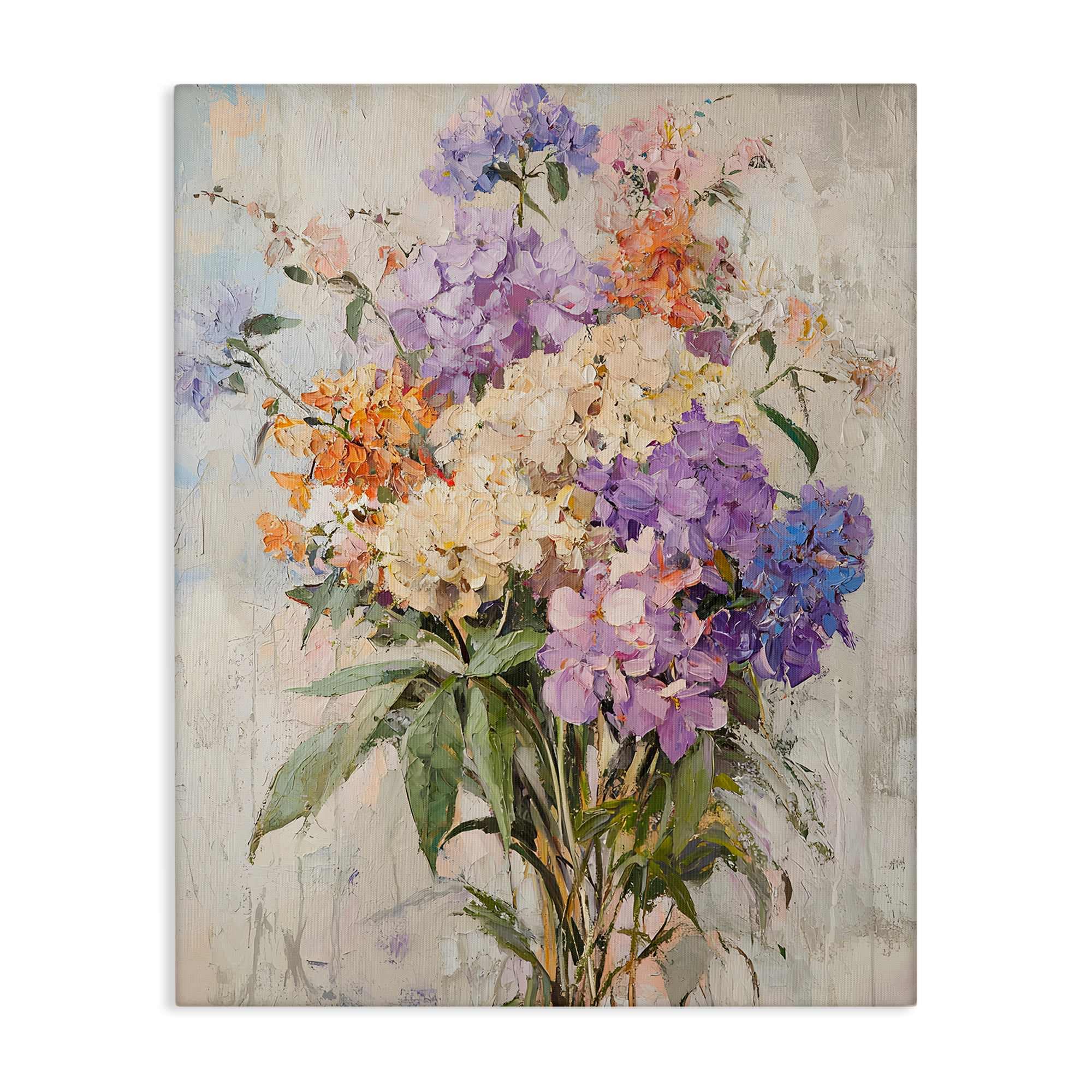 Stupell Industries BT-767-CN-30X40 Abstract Hydrangea Clusters Canvas design by Franklyn Gregory