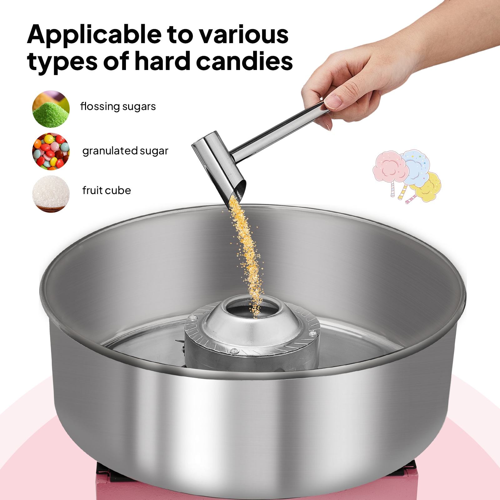 ROVSUN LS-G66000409 Cotton-Candy-Makers - View #8