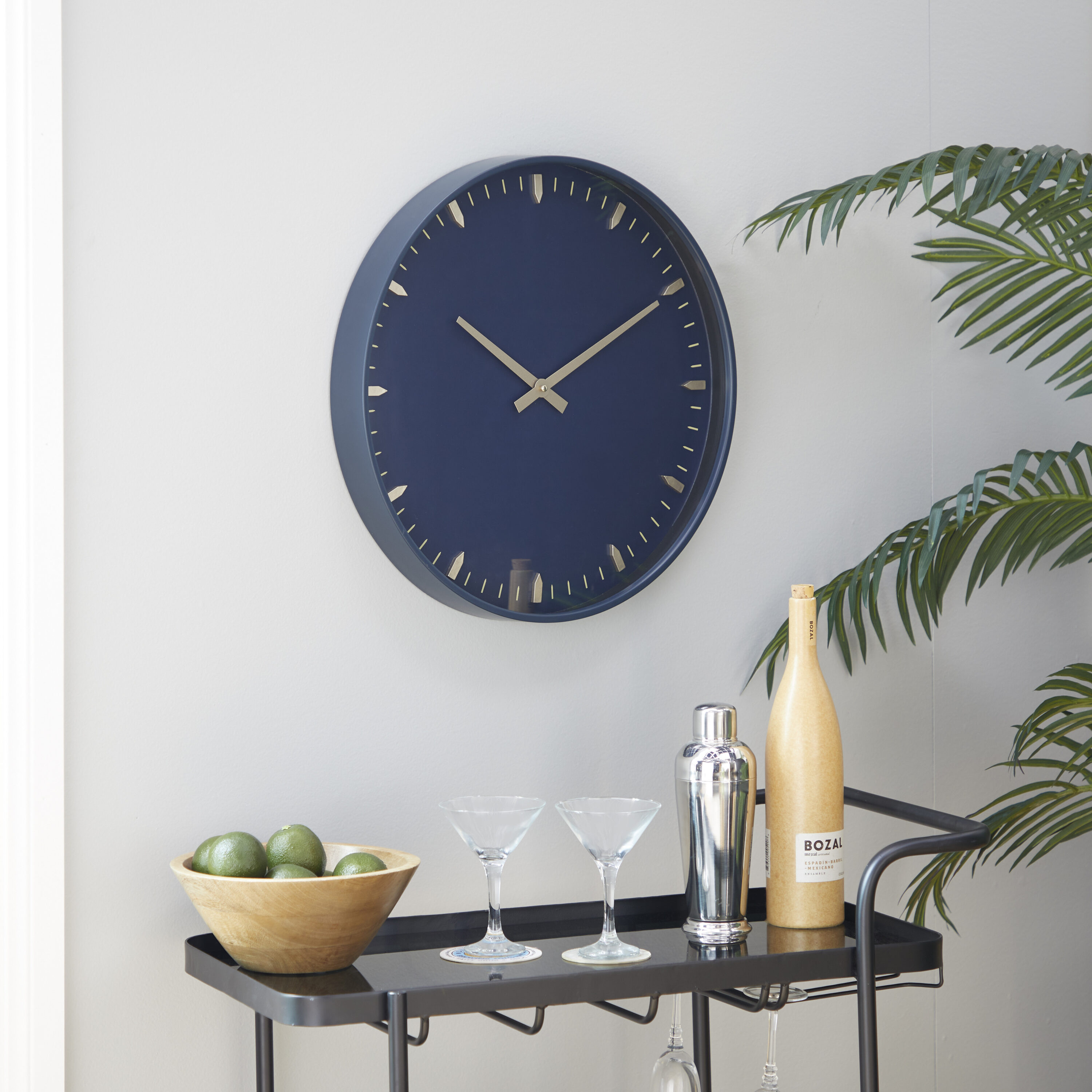 Grayson Lane 92284 Analog Round Wall Contemporary