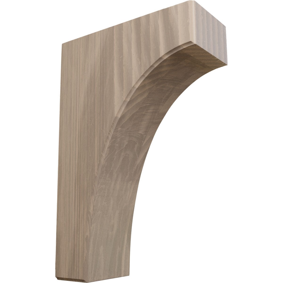 Ekena Millwork BKTW04X08X12CVWA Clarksville 3-1/2-in x 8-in x 12-in Walnut Brown Wood Standard bracket