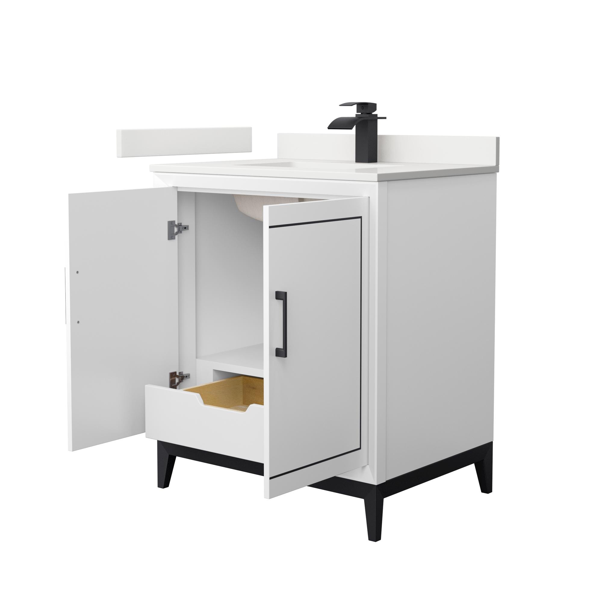 Wyndham Collection WCH515130SWBWQUNSMXX Bath-Vanity-Combo - View #2