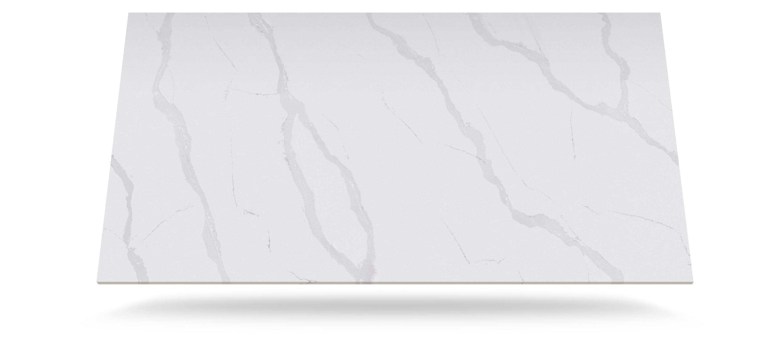 Silestone 4 In. x 6 In. Eternal Classic Calacatta Quartz White Kitchen ...