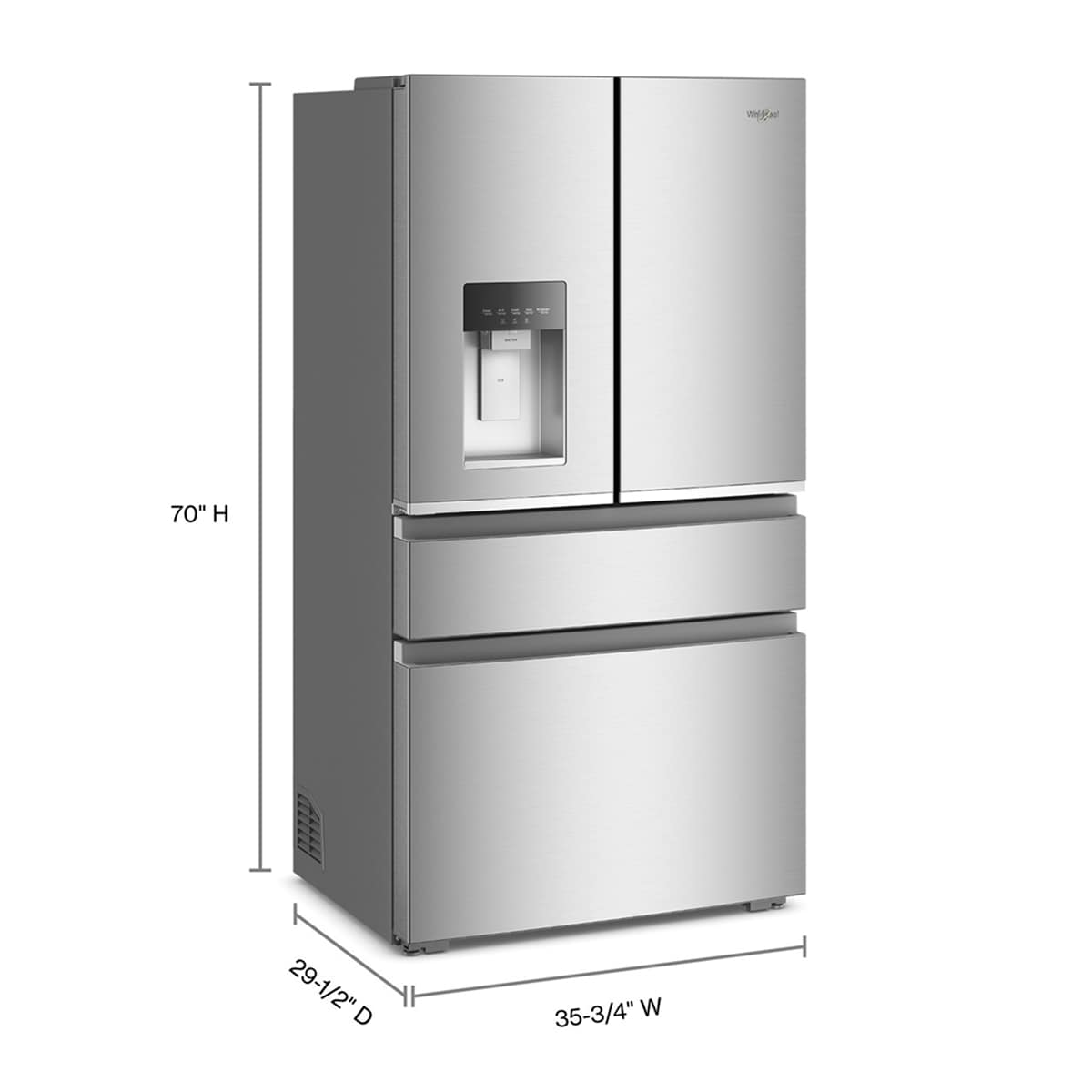 Whirlpool WRMC7036RZ French-Door-Refrigerators - View #3