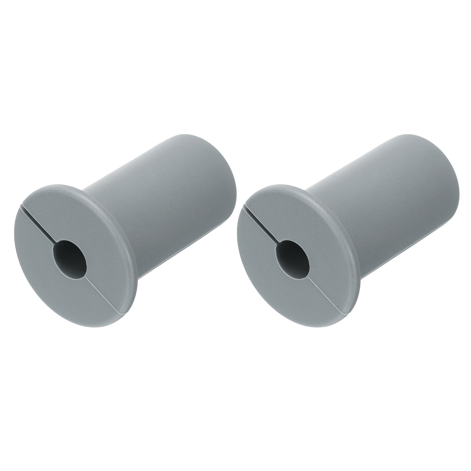 Unique Bargains 2pcs Wall Grommets for Cables 3/4 Inch Silicone Cable Wall Bushing Feed Through Cable Routing Kit Accessories Wall Cable Pass Through for Ethernet with 7mm Hole Grey #S25120400UX2517
