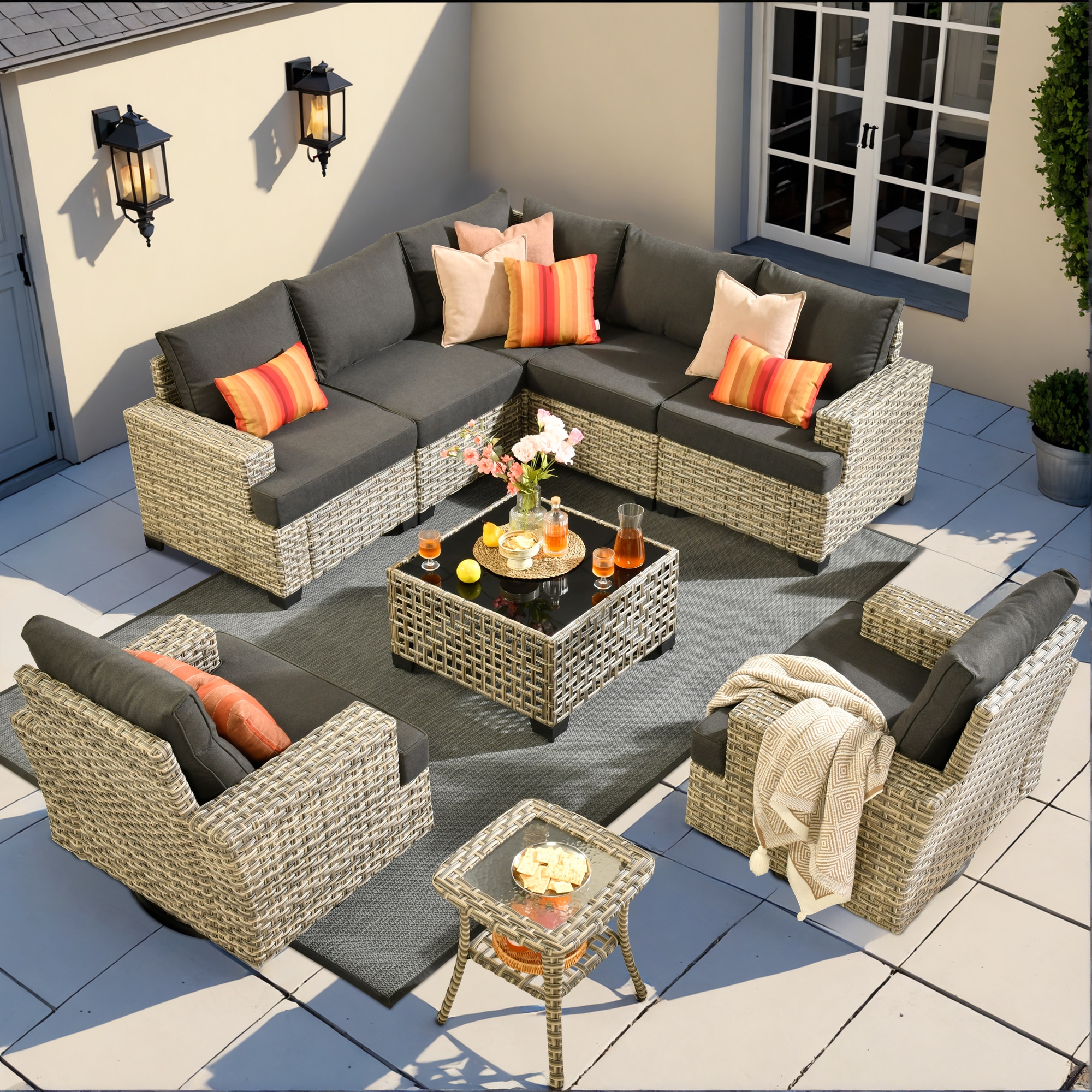 XIZZI XITBS109C4-RC3 Patio-Sofas-Daybeds - View #2