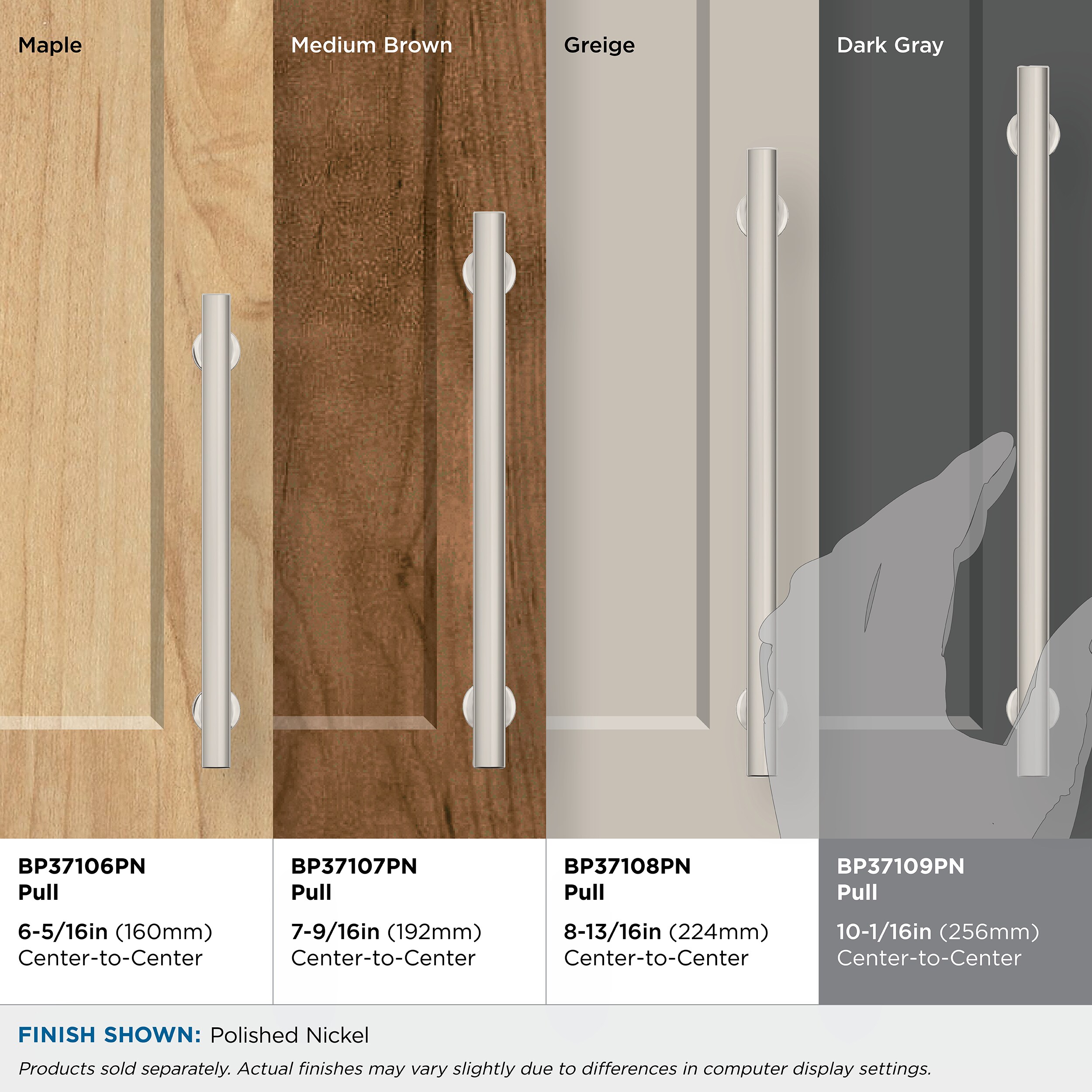 Amerock BP37109PN Cabinet-Pulls - View #5