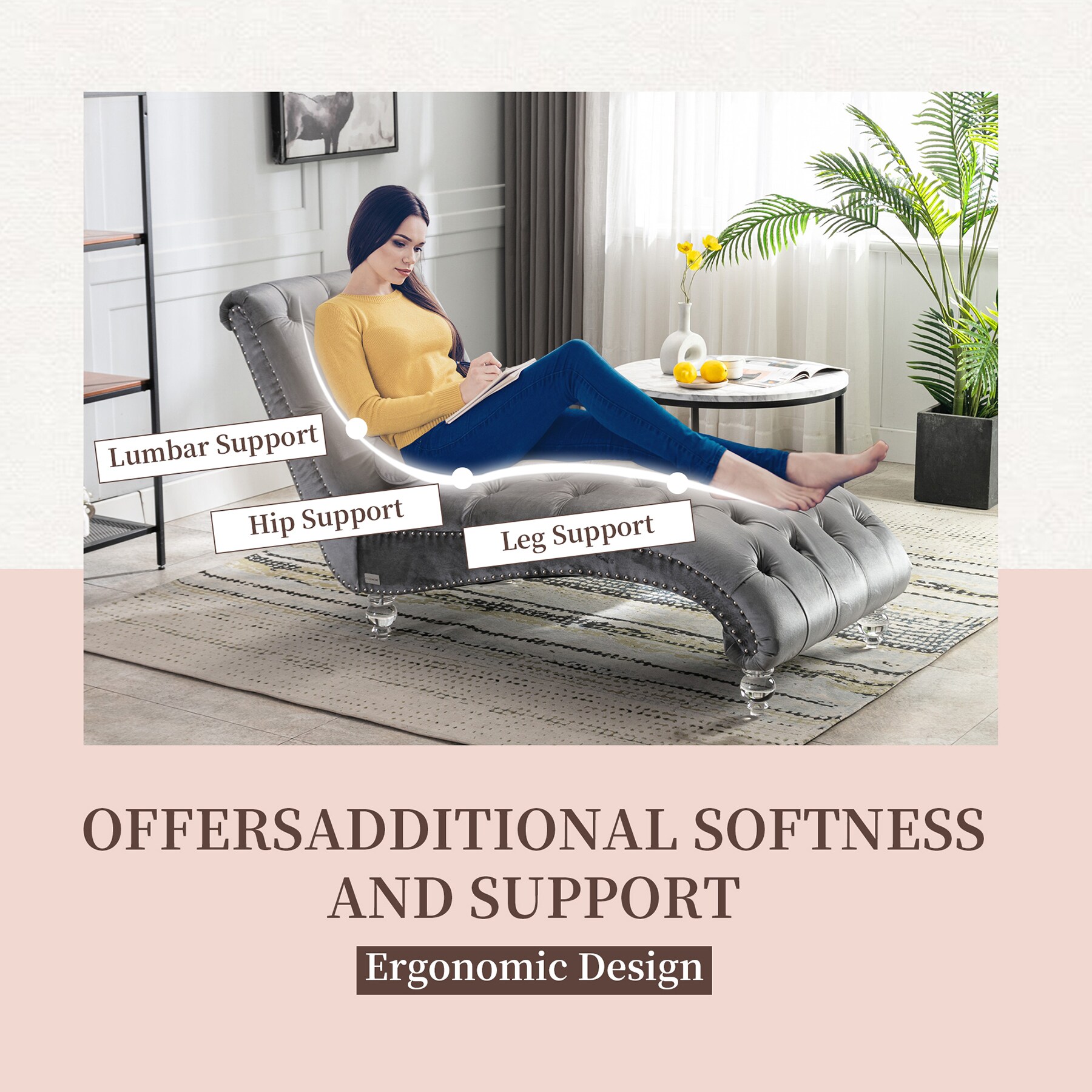 SINOFURN SYB900001GY Chaises-Settees - View #4