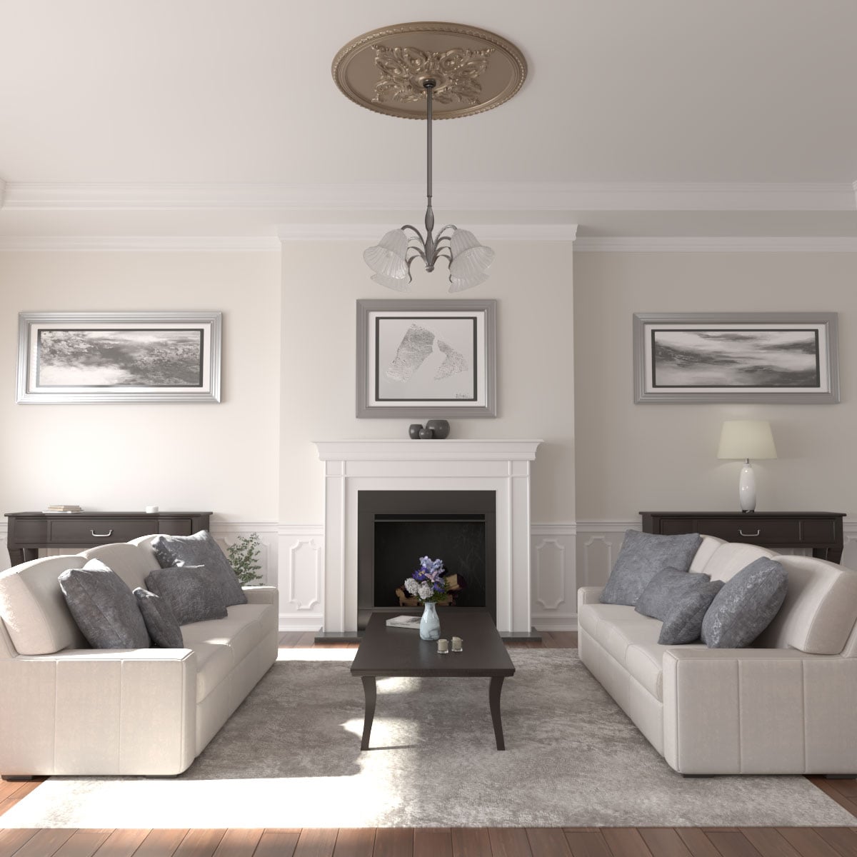Ekena Millwork CM54MIWSS Ceiling-Medallions - View #4