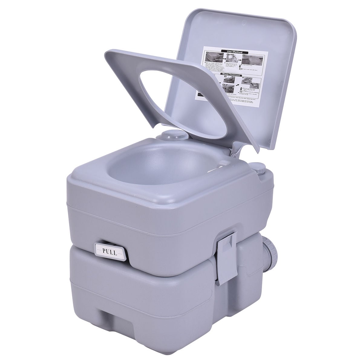 Portable Toilet Mobile Camping Travel Chemical Toilet Outdoor Porta Potty 20L 