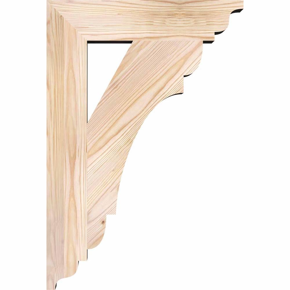 Ekena Millwork BKT04X18X26OLY01SDF Exterior-Brackets-Braces - View #3