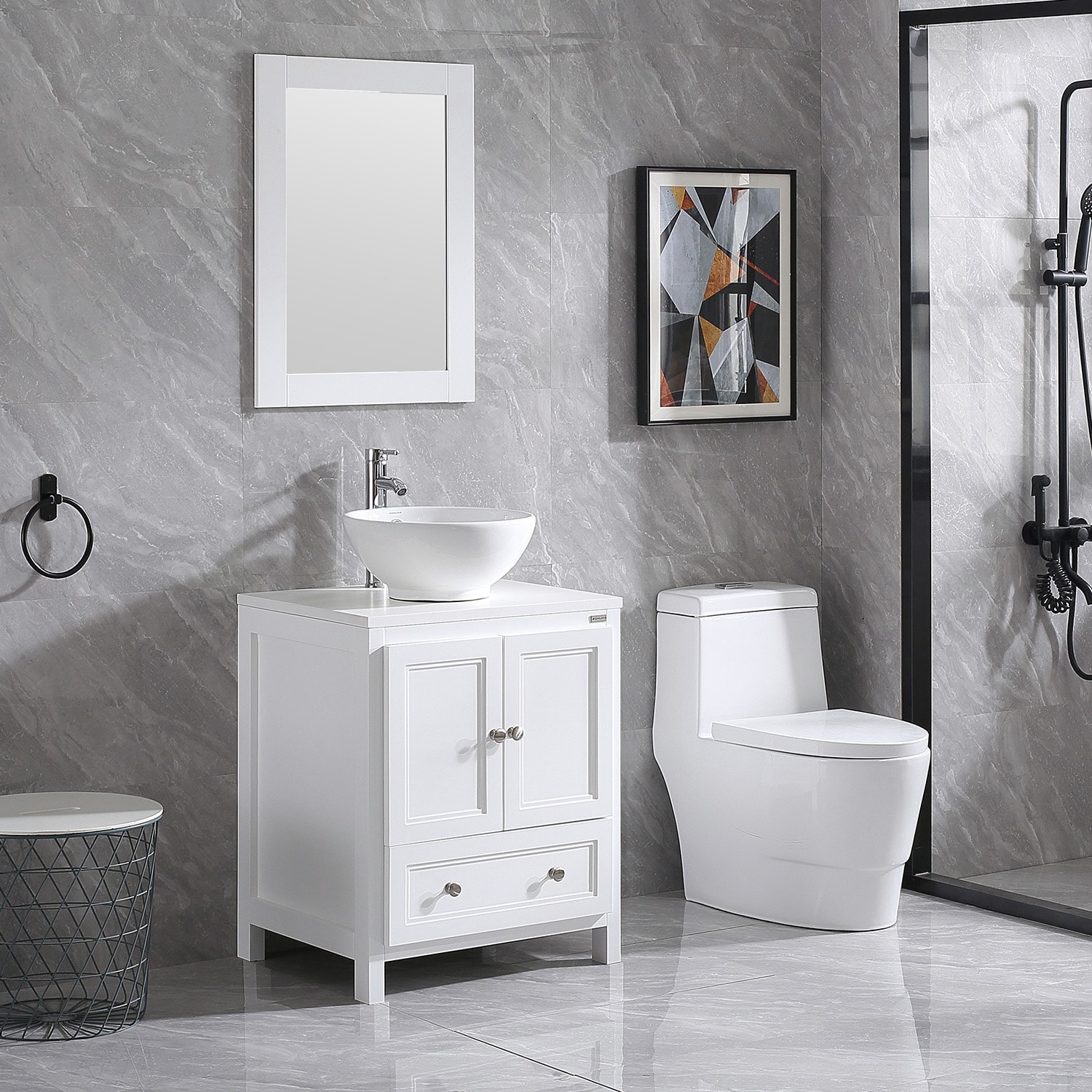 WONLINE USBR4487&USBR4359 Bath-Vanity-Combo - View #2