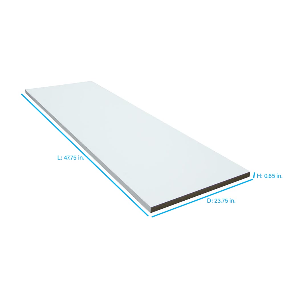 Project Source 997141 Wood-Closet-Shelves - View #2