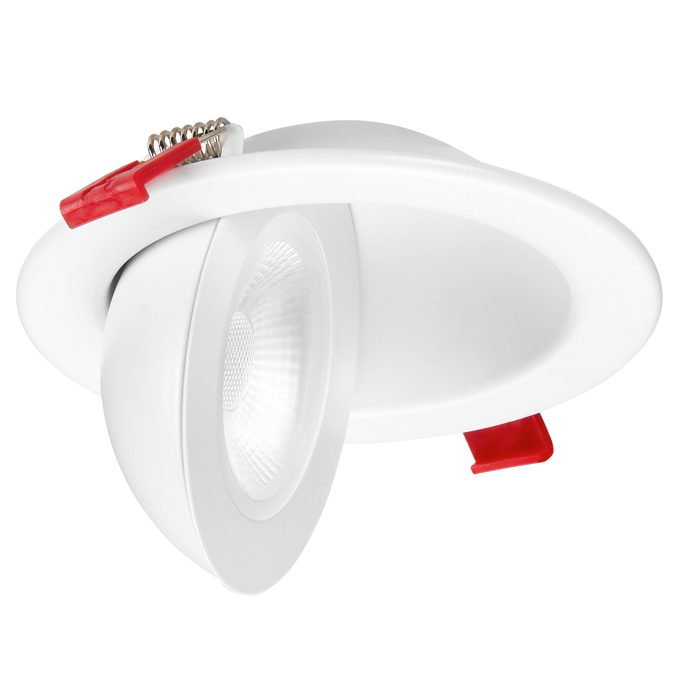 4-Inch White Aluminum Rotatable Ultra-Thin LED Downlight