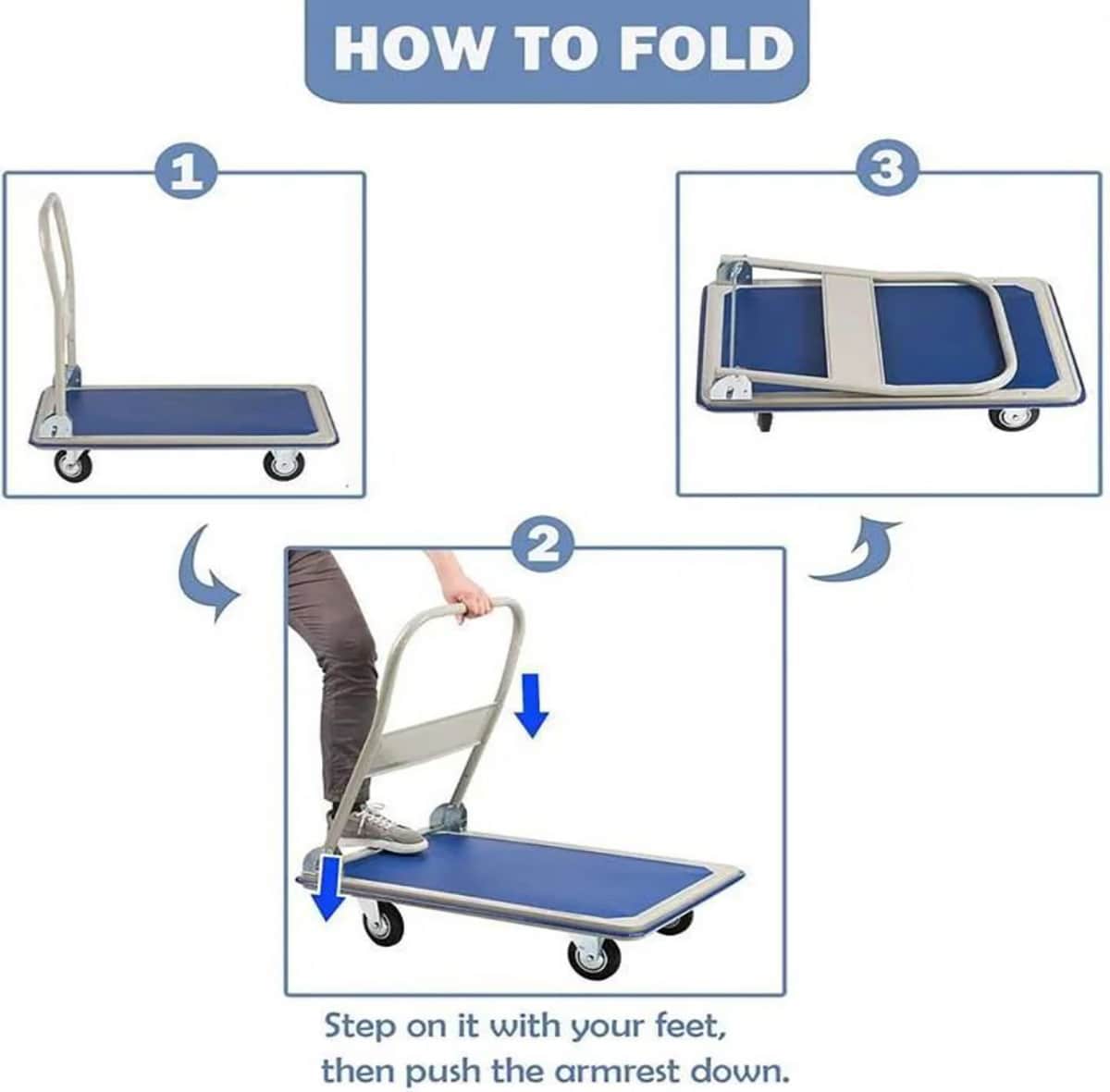 Kahomvis BSS-QPW1-6546 Hand-Truck-Dollies - View #3