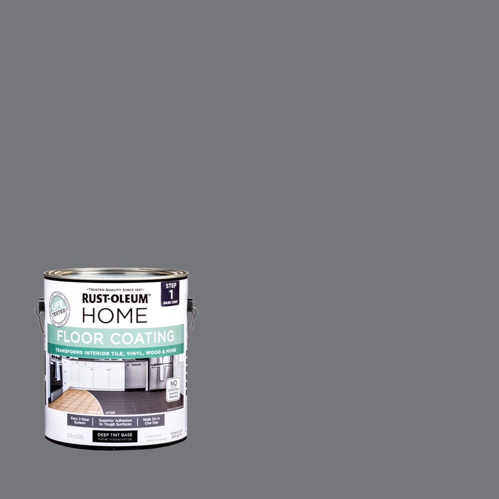 Rust-Oleum 363160T Home Floor Coating Dark Gray Matte Interior Porch and Floor paint ( 1-gallon )