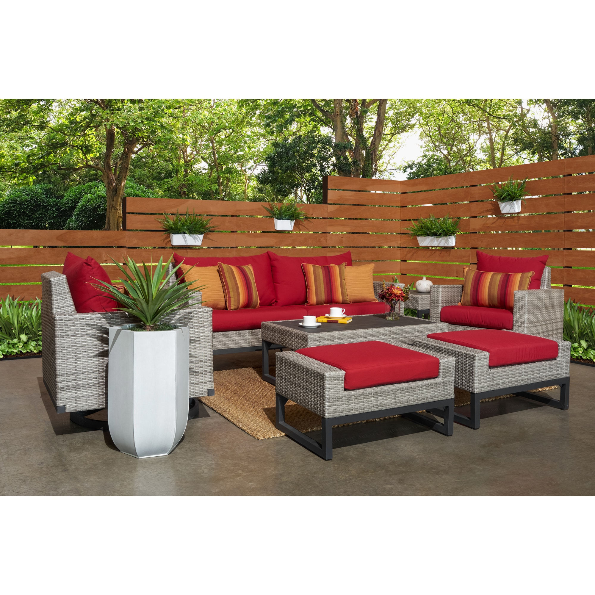 RST Brands OP-PESS7M-MILO-GSUNK Patio-Conversation-Sets - View #9