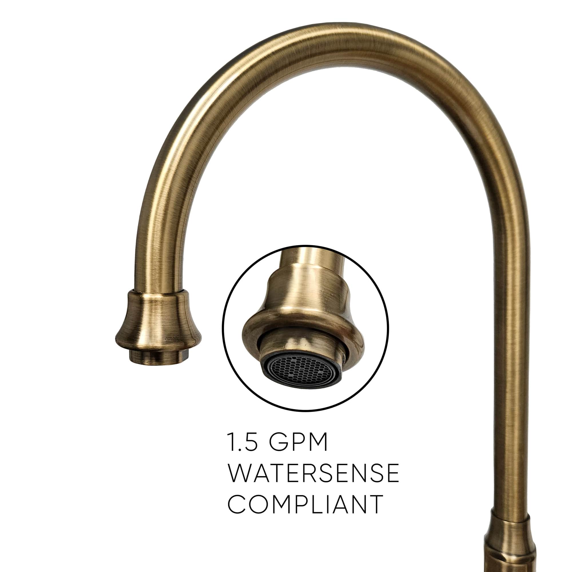 Whitehaus Collection WHTTSLV3-9773-NT-AB Kitchen-Faucets - View #2