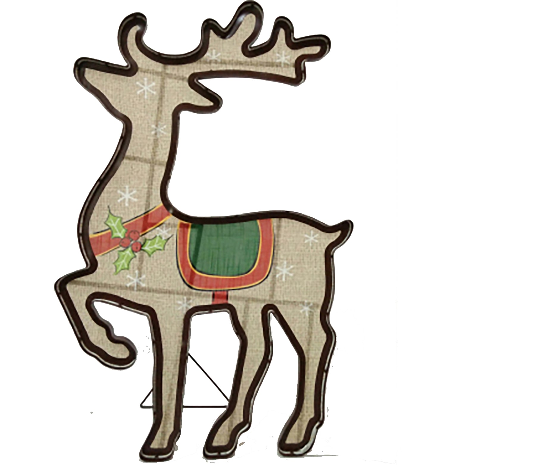  WB20161202X 18.75-Inches Lighted Reindeer Christmas Decor