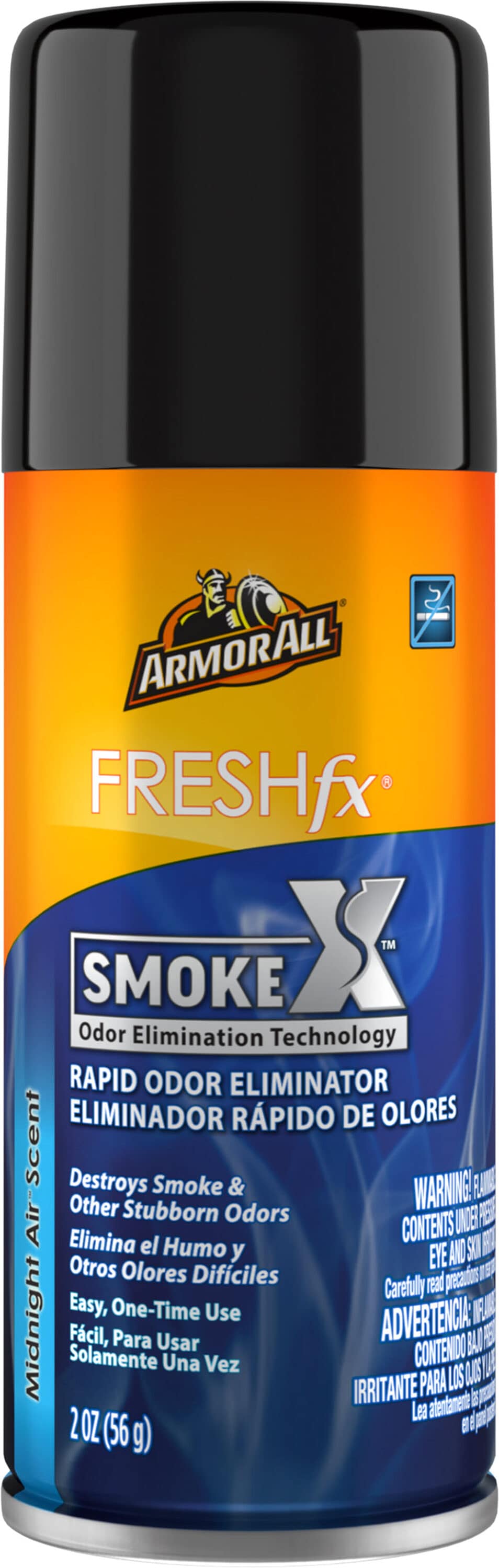 Armor All FRESH fx Smoke X Rapid Odor Eliminator Midnight Air 2 -oz Liquid Car Interior Odor Eliminator