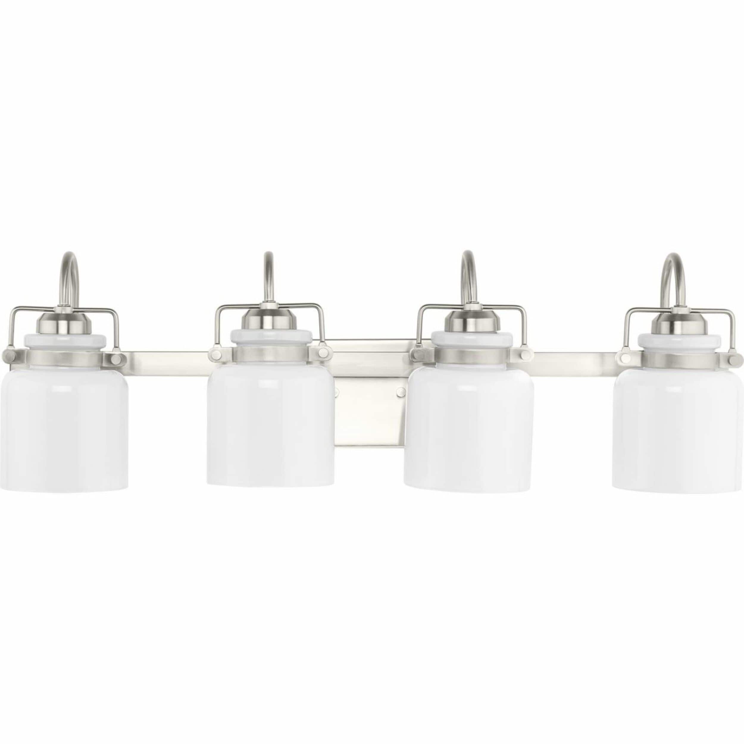 Progress Lighting P300441-009 Fessler 29.12-in 4 -Light Brushed Nickel Transitional Vanity light