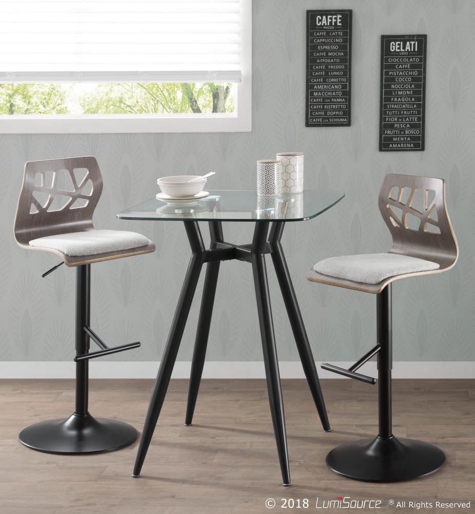 LumiSource CT-CLR3030 BKGL Dining-Tables - View #5