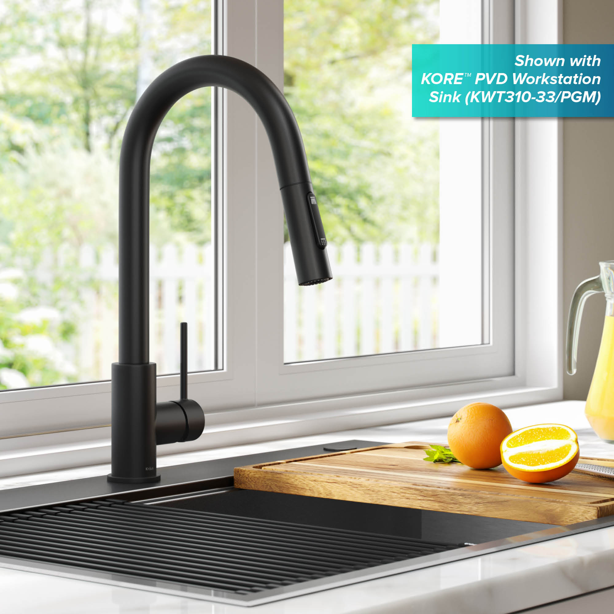 Kraus KPF-3104MB Kitchen-Faucets - View #4