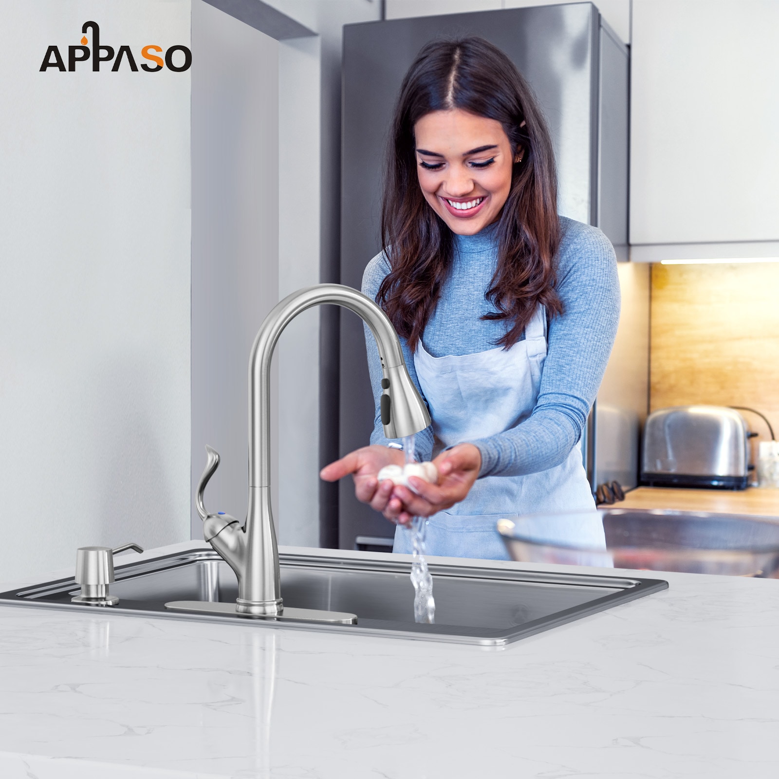 APPASO AP-K149-BN Kitchen-Faucets - View #8