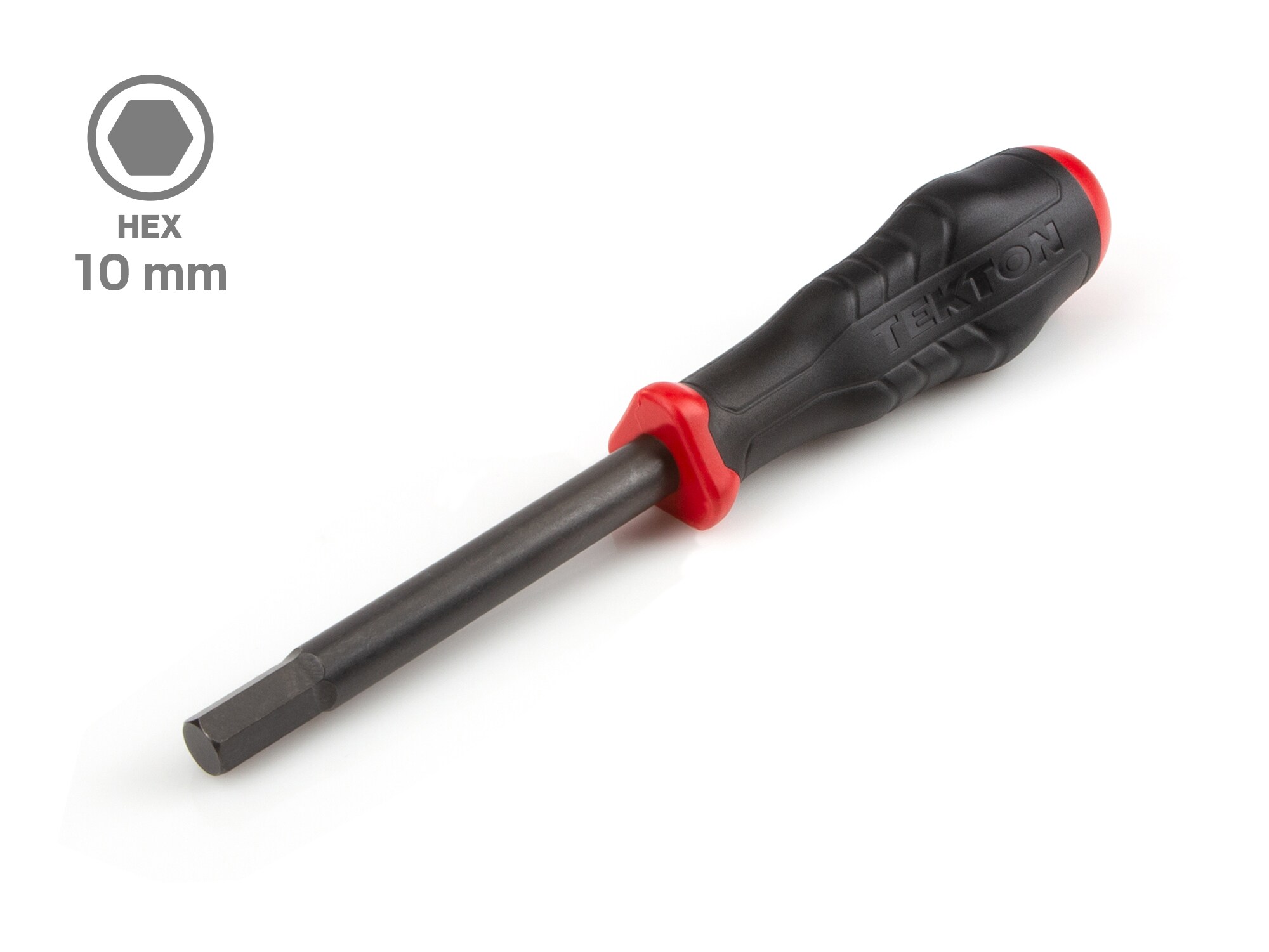 TEKTON DHX21100 10 mm High Torque Polypropylene Handle Hex Screwdriver