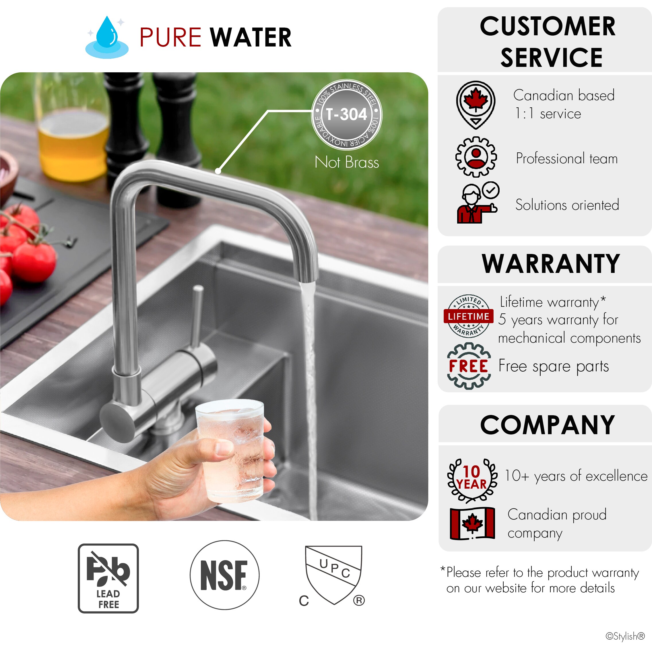 Stylish K-151S Kitchen-Faucets - View #8