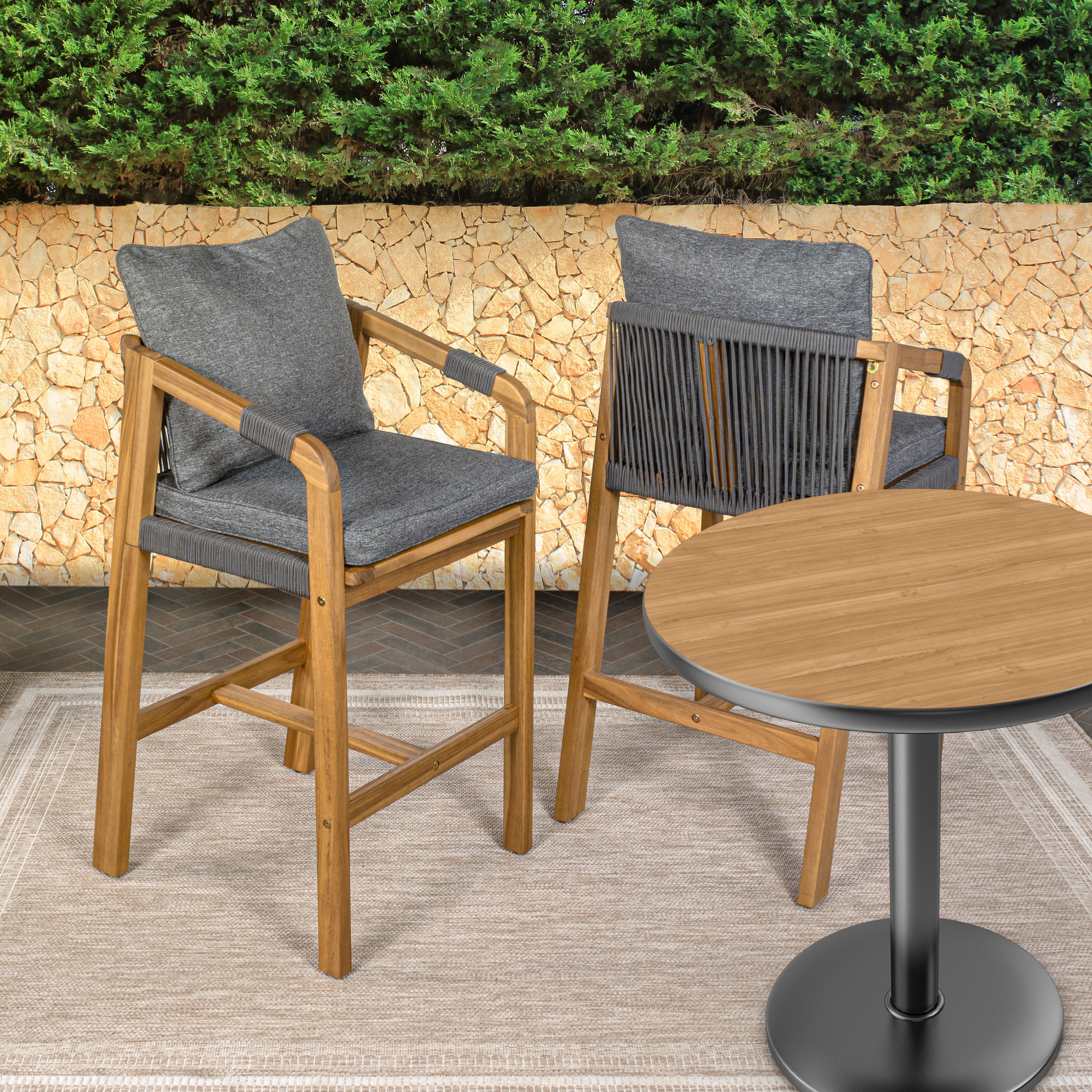 JONATHAN  Y BSL1200B-SET2 Patio-Chairs - View #5