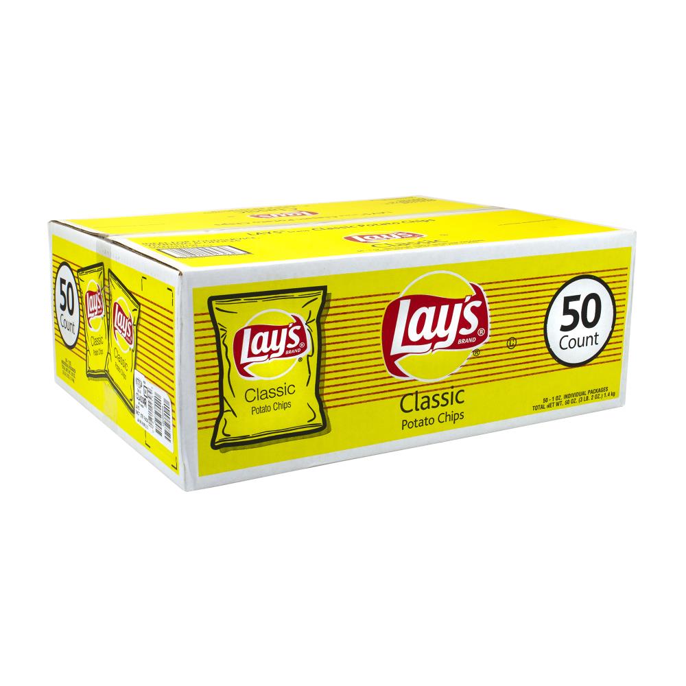 Lay's Potato Chips, Classic, 1 Ounce (Pack of 40)