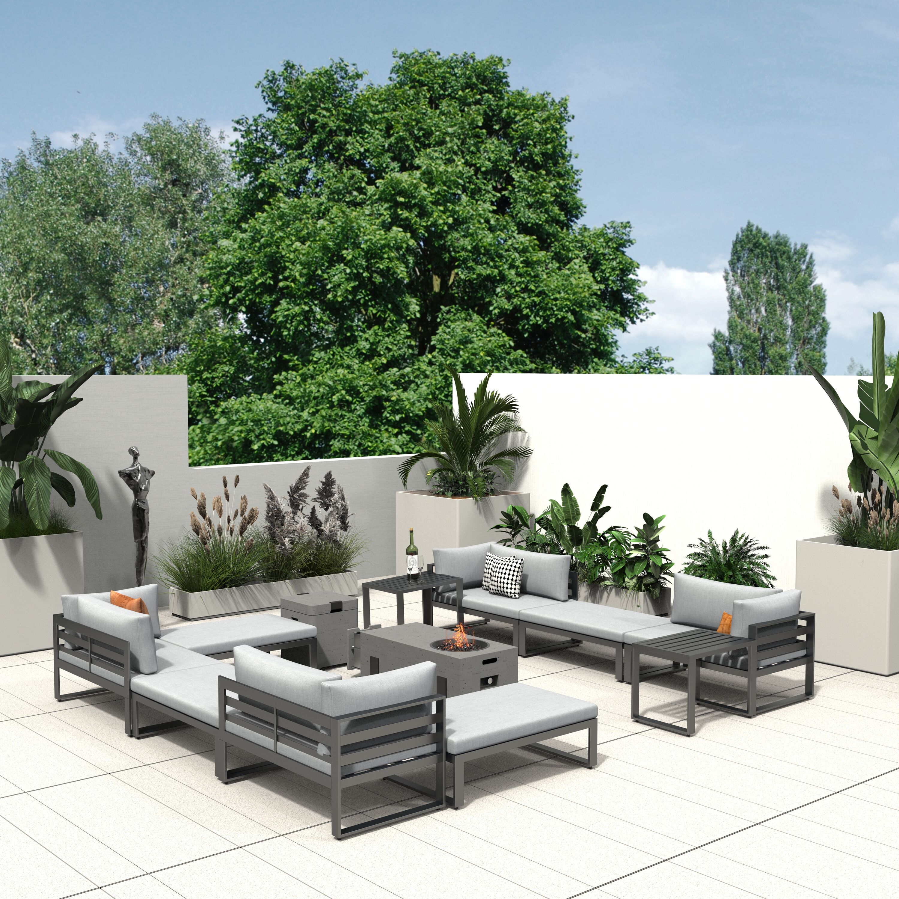 Direct Wicker DWG-50128&2355-G Patio-Conversation-Sets - View #4