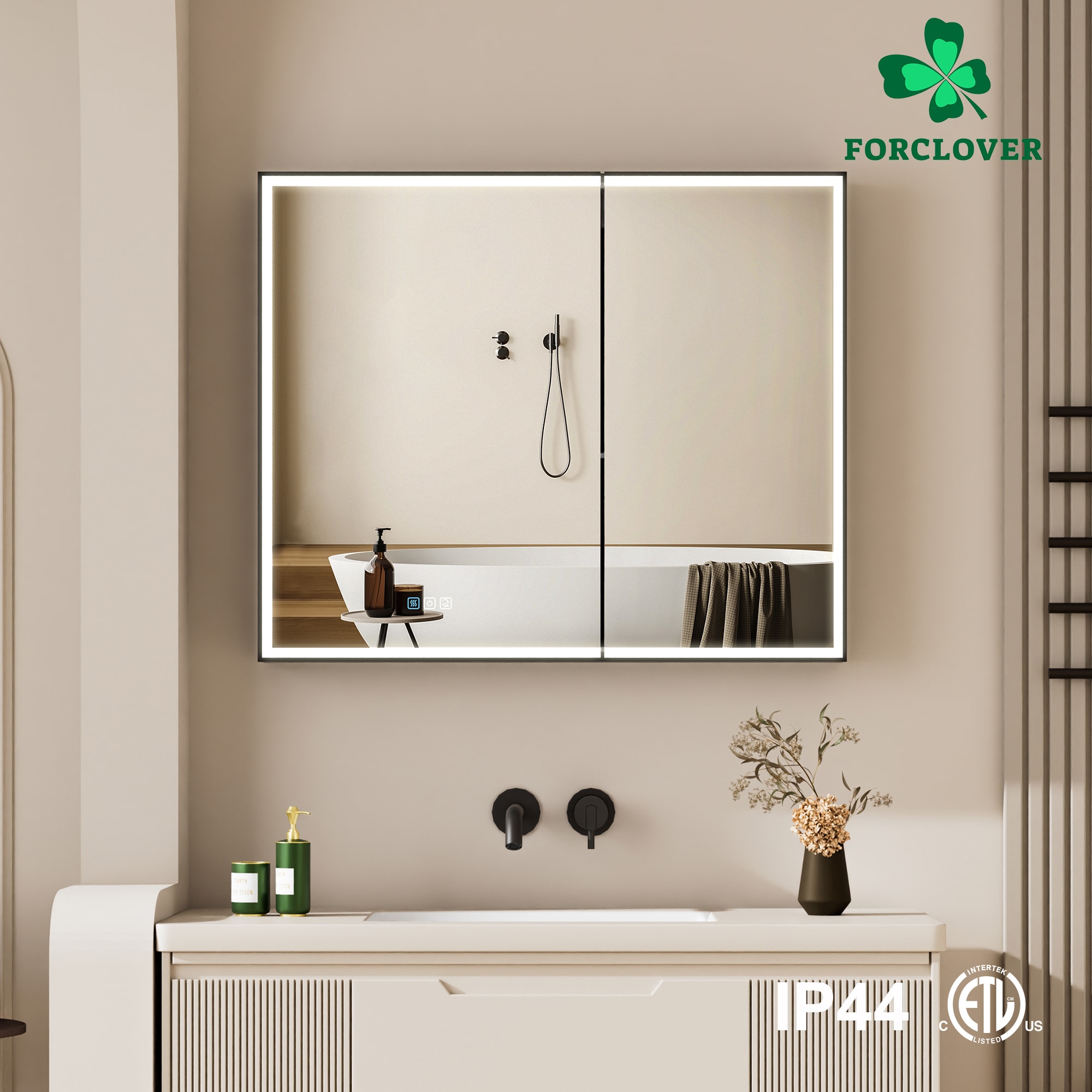 Forclover MF03ZC-BK3630 Bathroom-Medicine-Cabinets - View #18