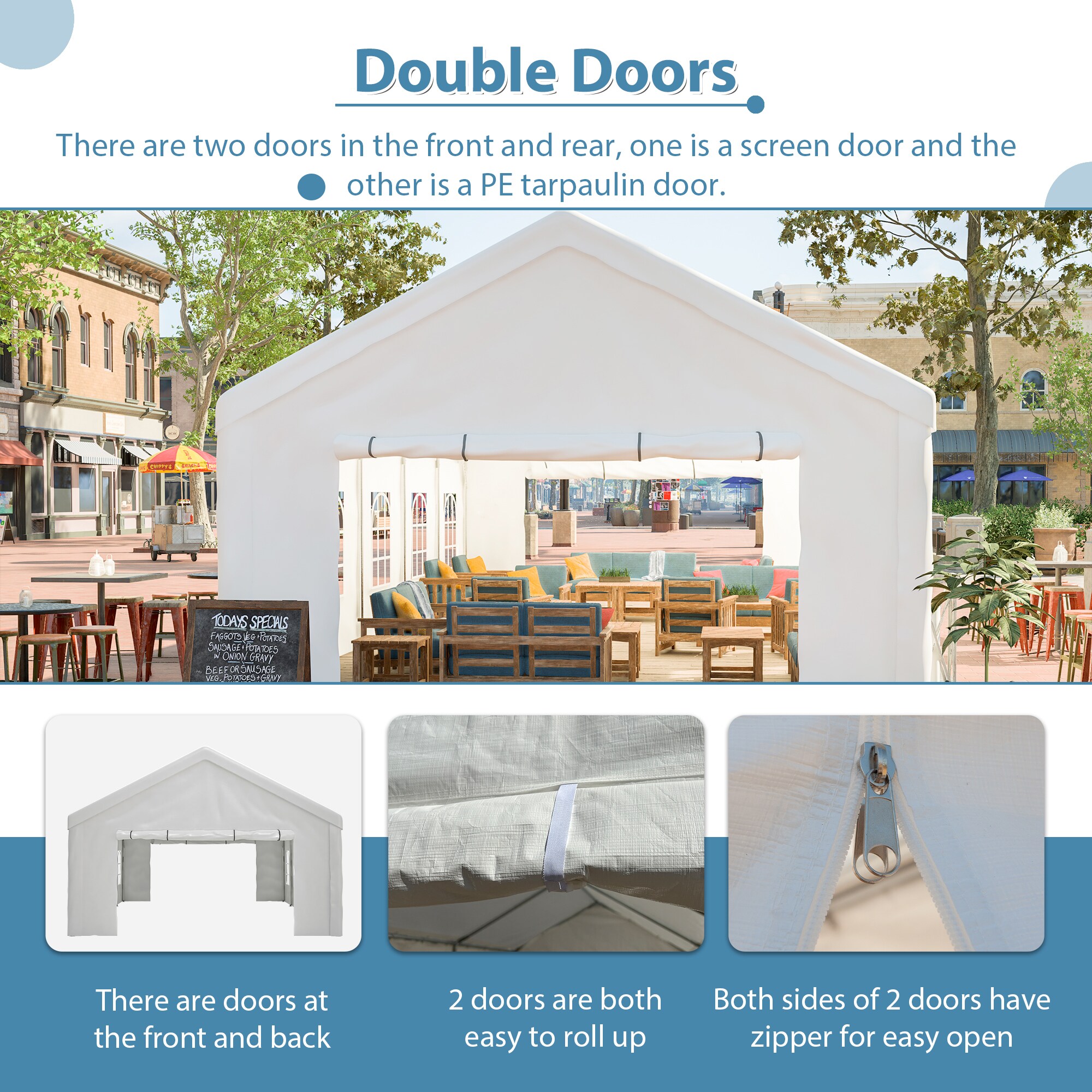 SINOFURN SYA380184BG Canopies-Sl - View #3