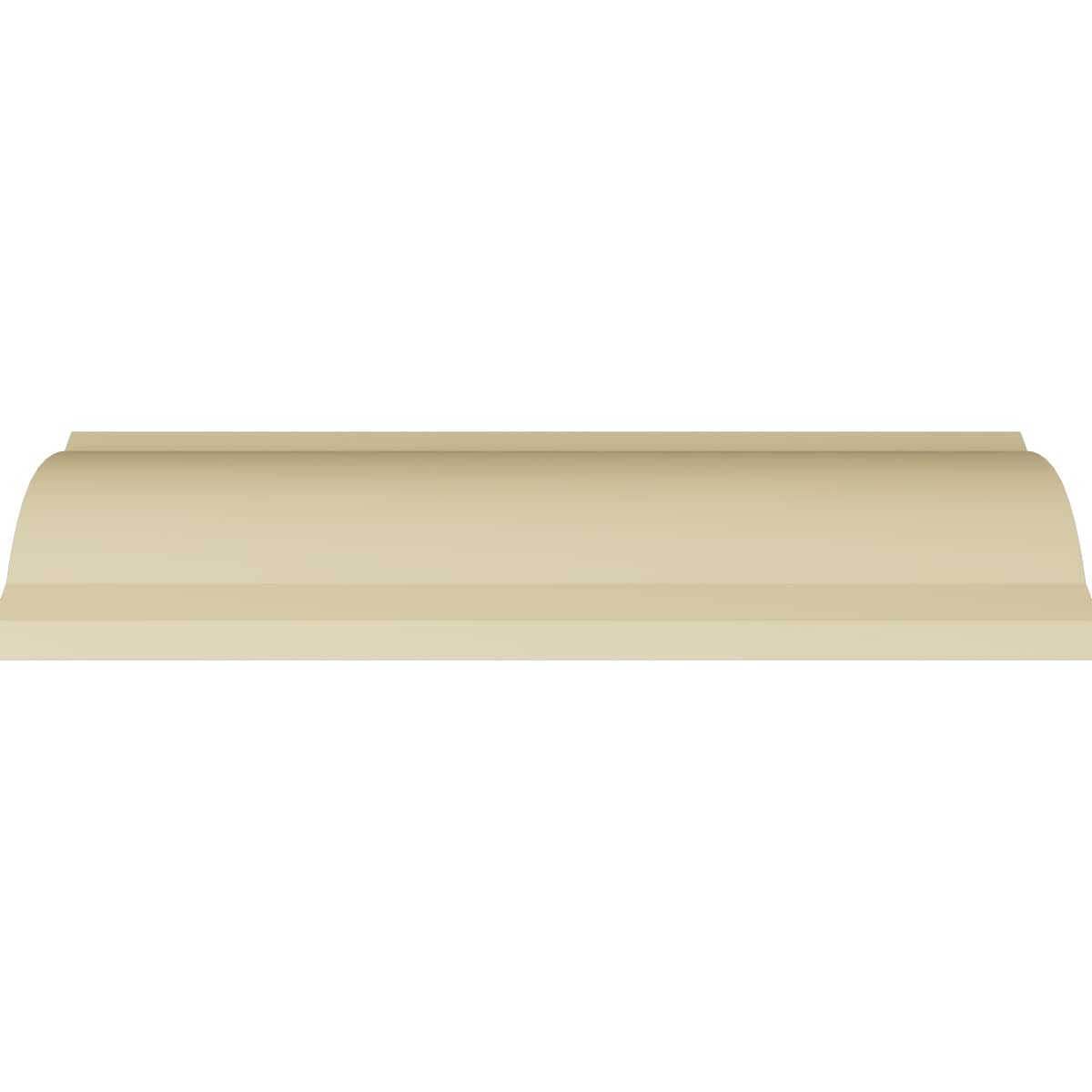 Leaf Twist White Polyurethane Crown Moulding 94.5"