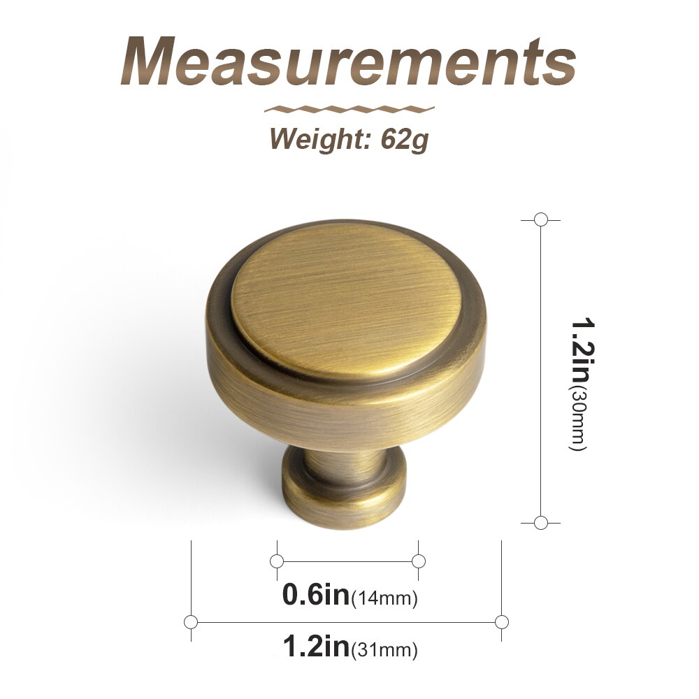 Miaokesen 2503KFGT-DK Cabinet-Knobs - View #2